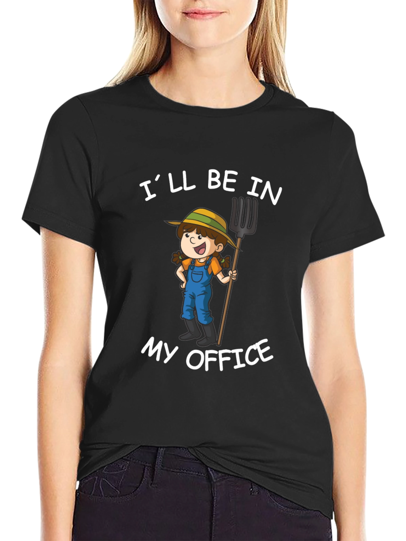 Ill Be In My Office Farmer Graphic T-Shirt