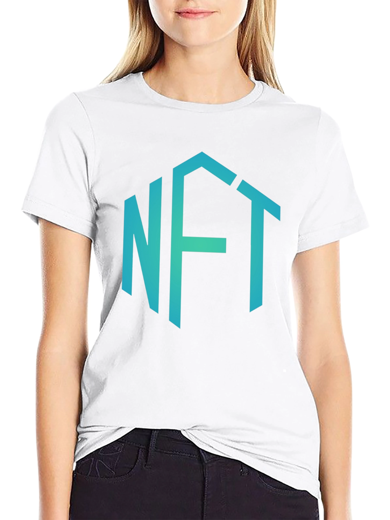 NFT Hexagon T-Shirt - Crypto Art Fashion