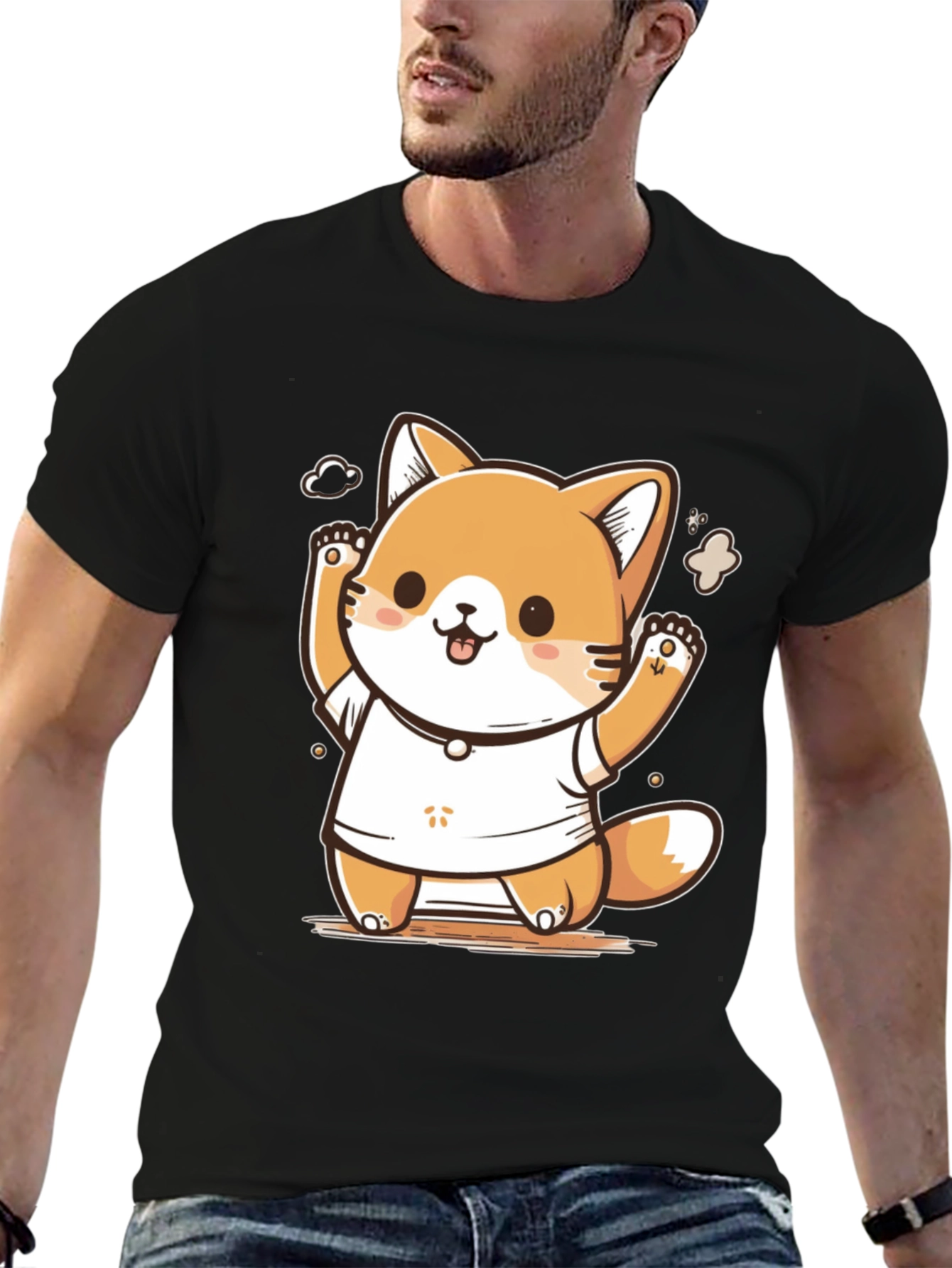 Cute Kawaii Cat T-Shirt