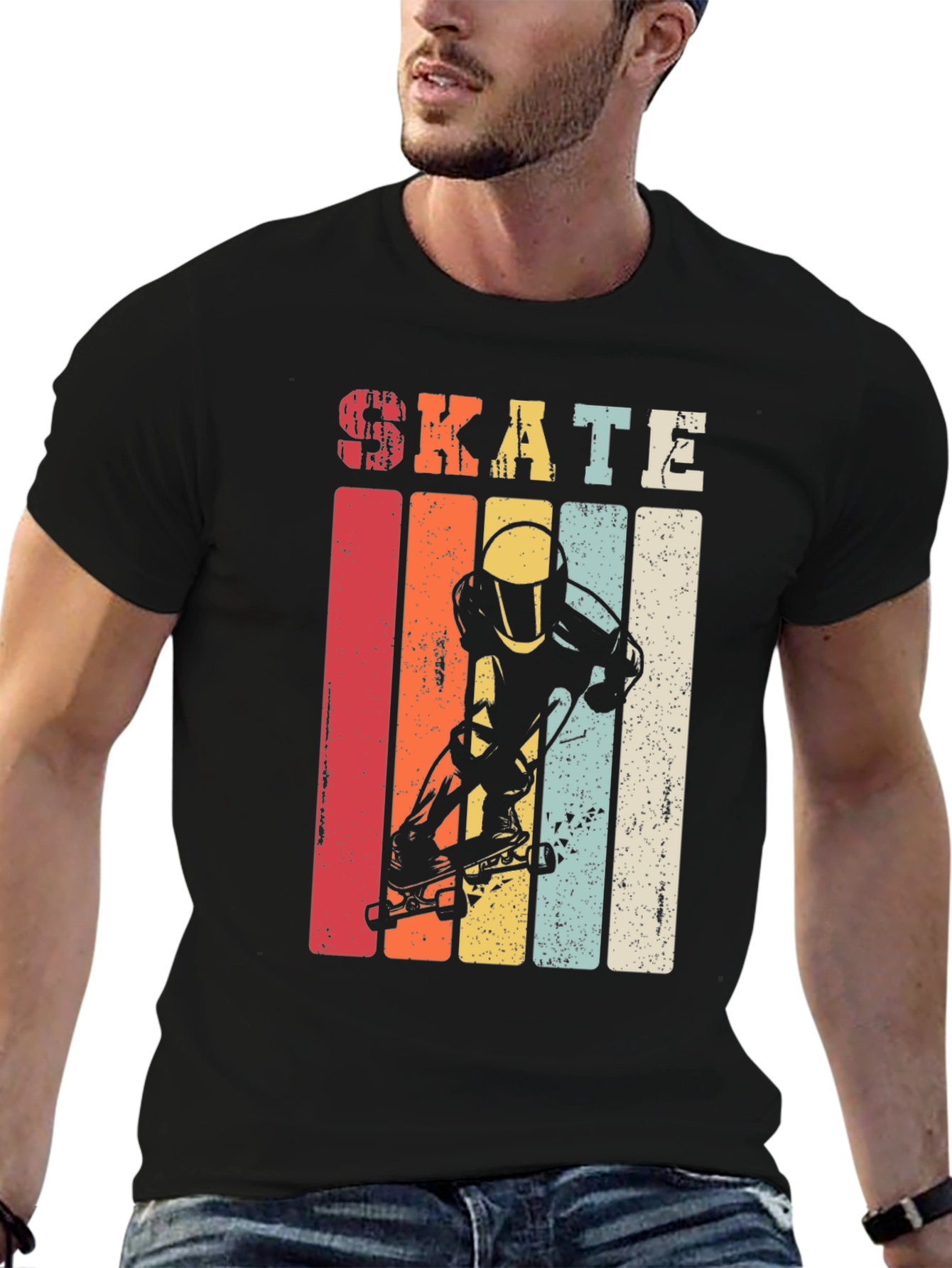 Retro Skate T-Shirt - Cool Skater Design