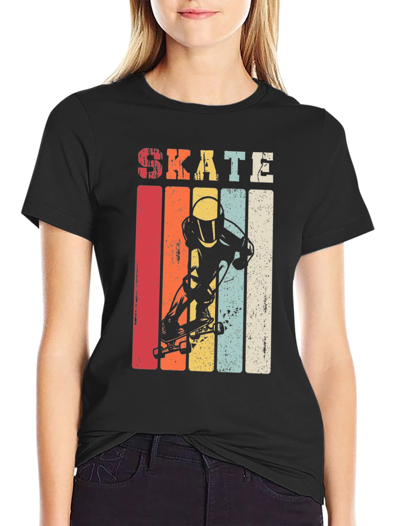 Retro Skate T-Shirt - Cool Skater Design