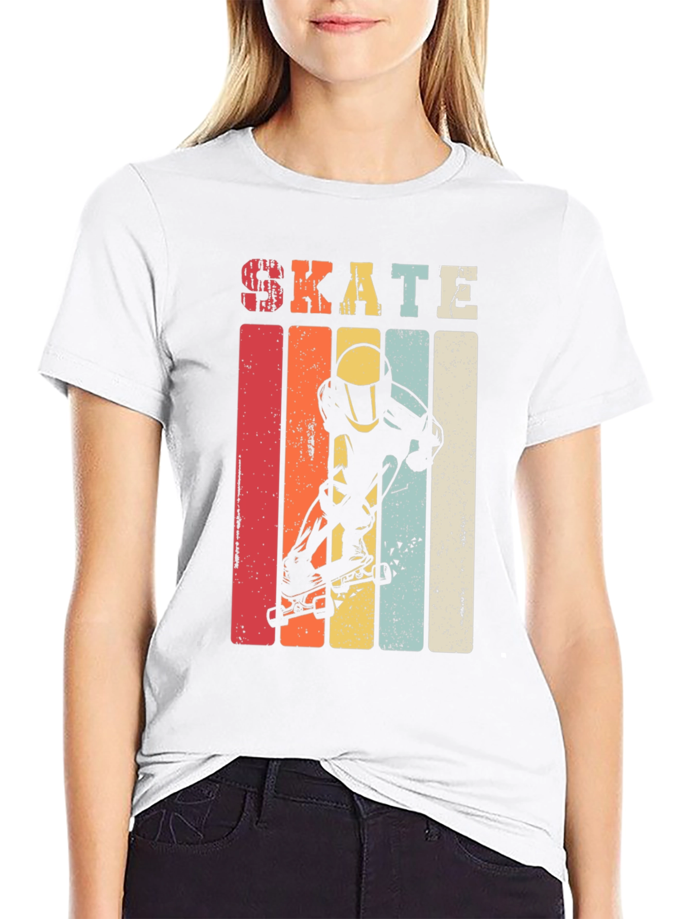 Retro Skate T-Shirt - Cool Skater Design
