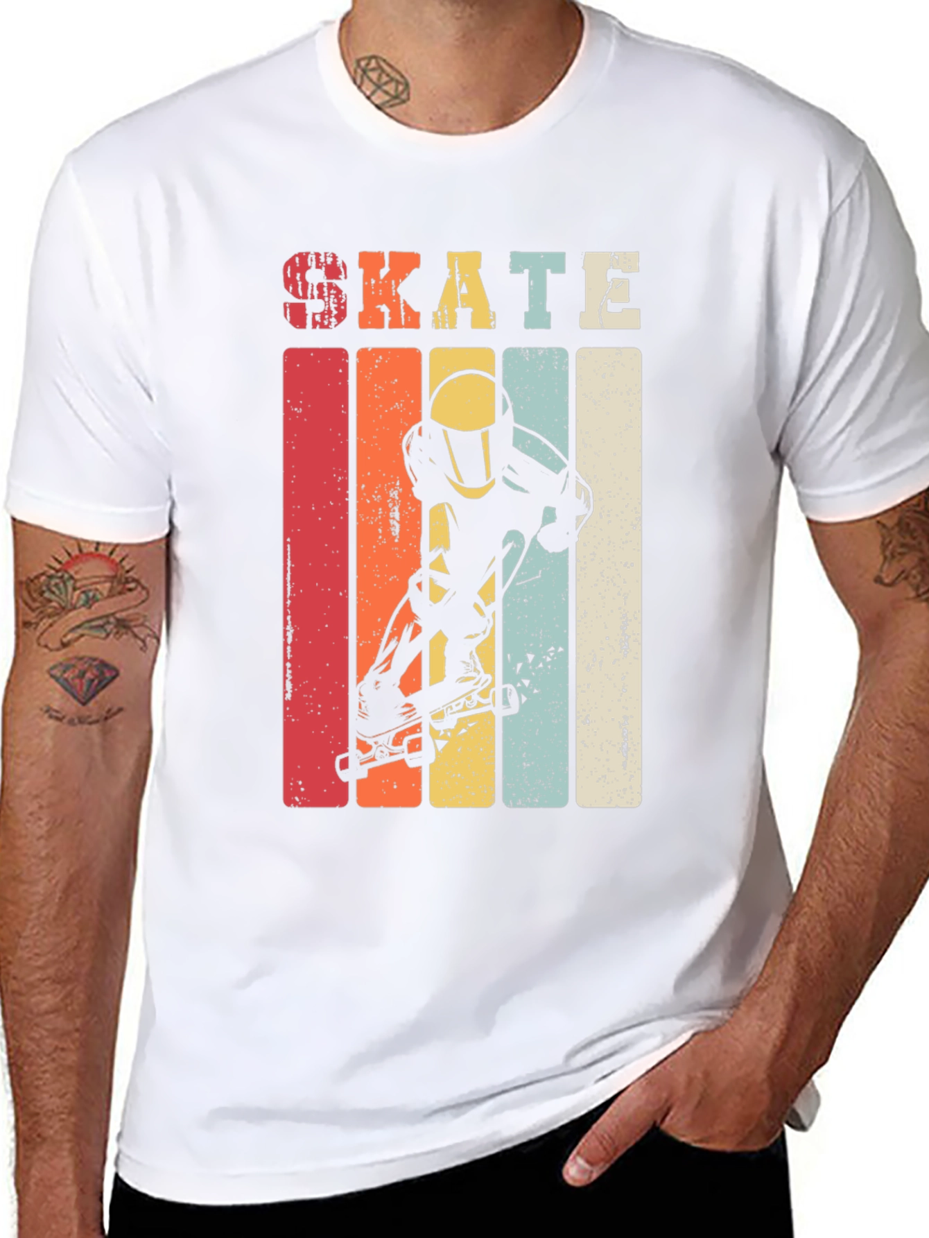 Retro Skate T-Shirt - Cool Skater Design