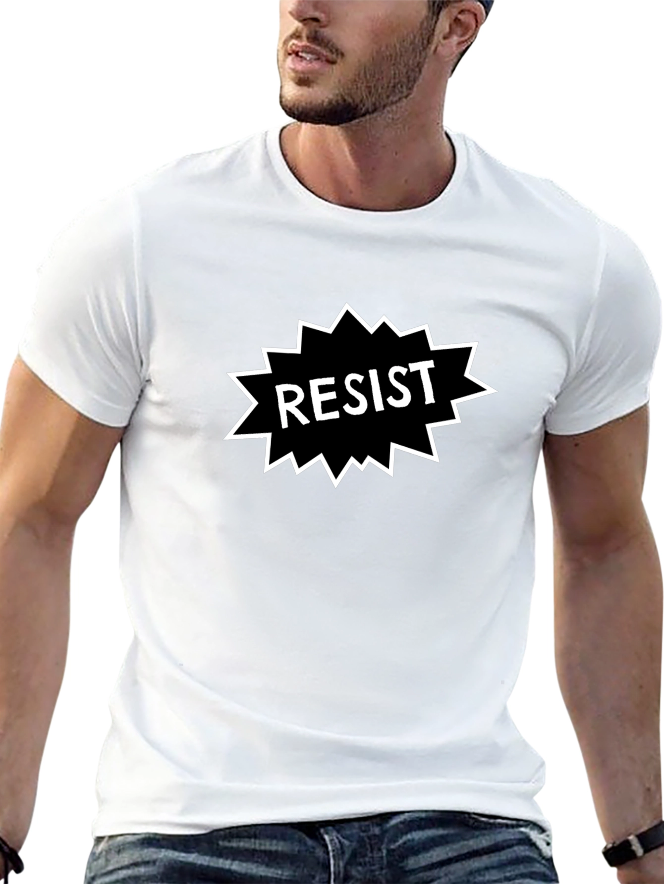 Resist Graphic Tee - Bold Statement Shirt