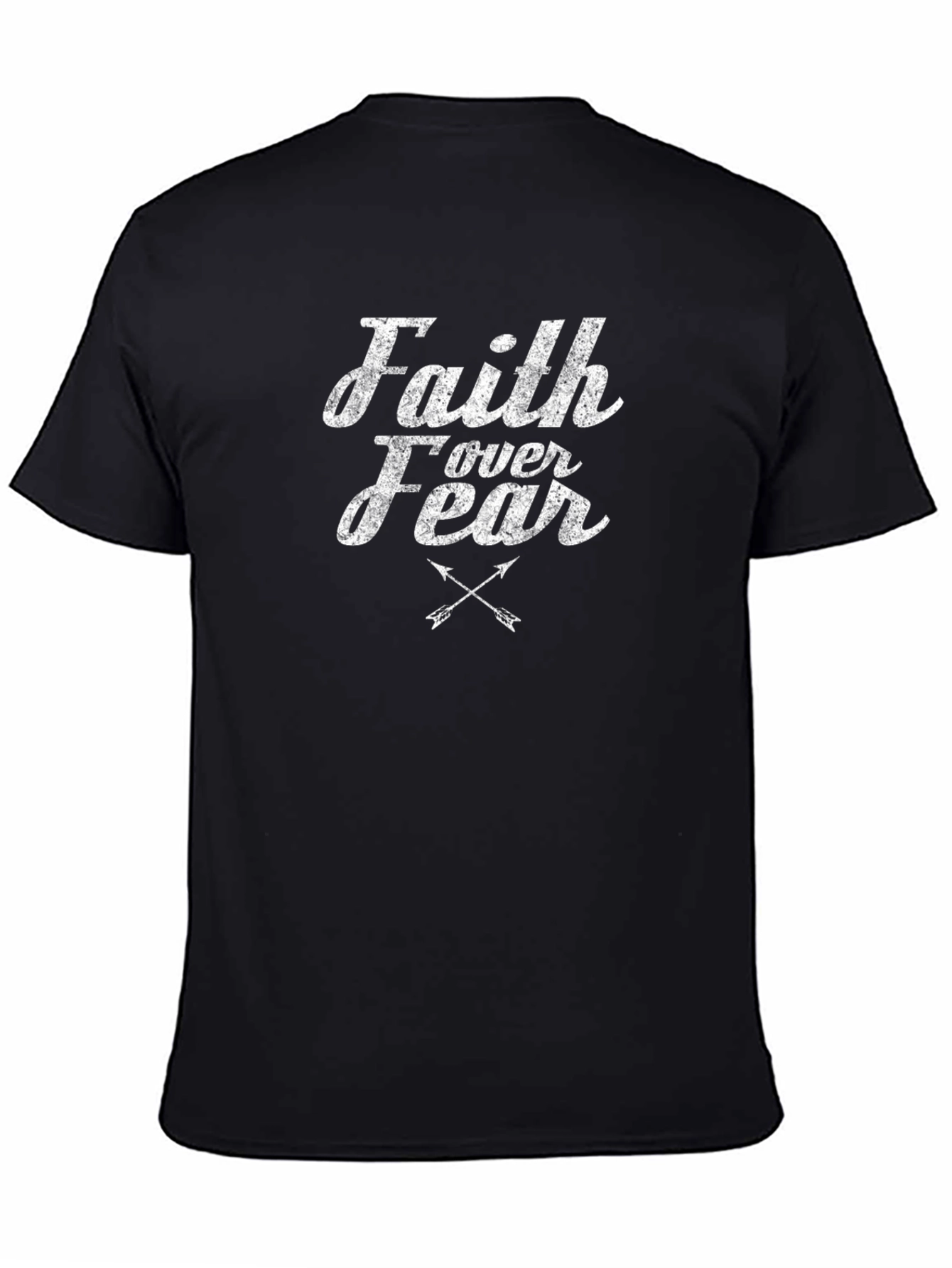 Faith Over Fear Graphic Tee - Black