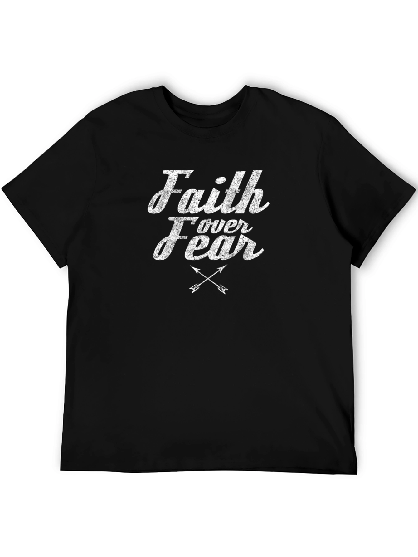 Faith Over Fear Graphic Tee - Black