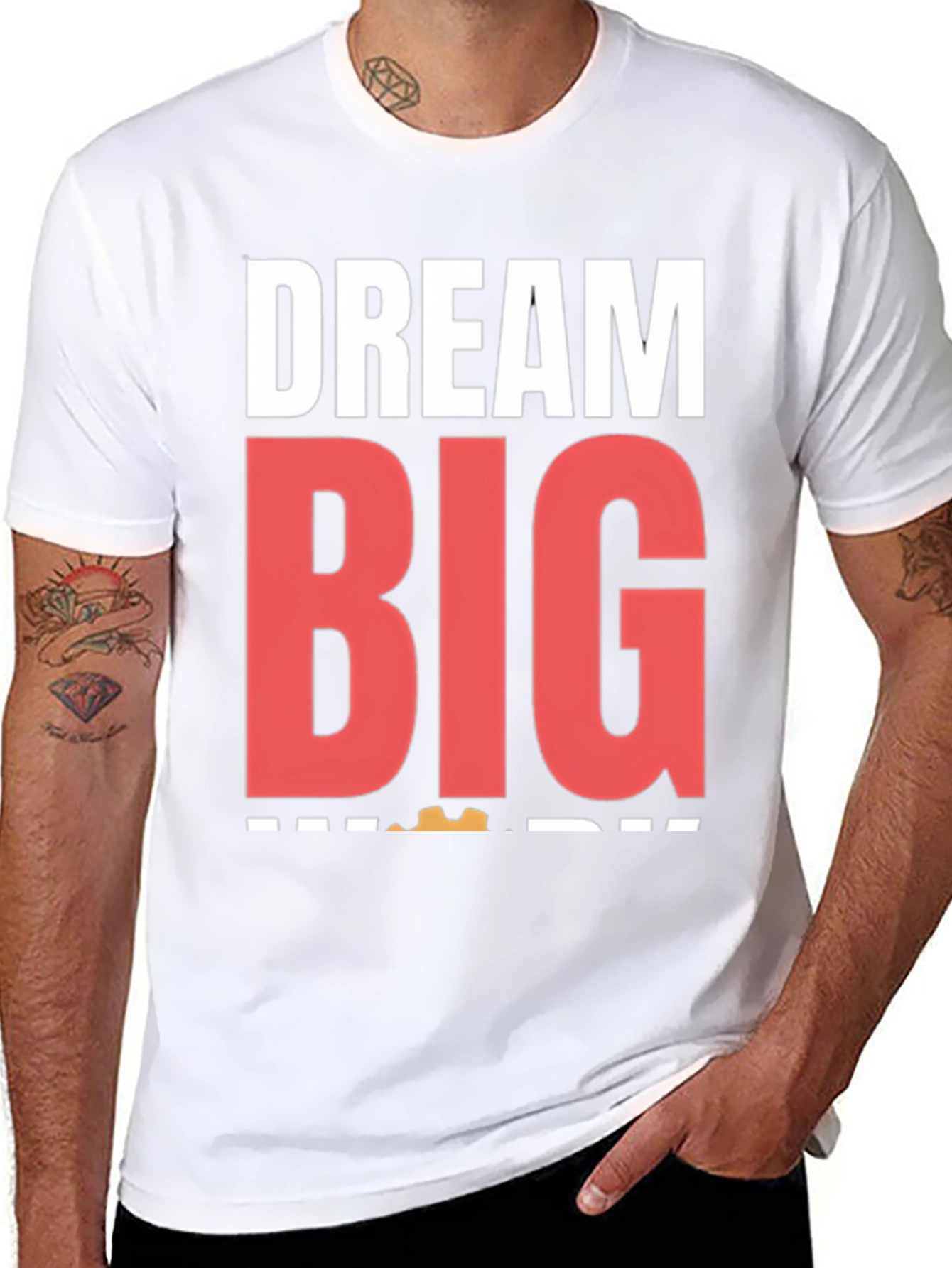 Dream Big Graphic Tee - Motivational T-Shirt