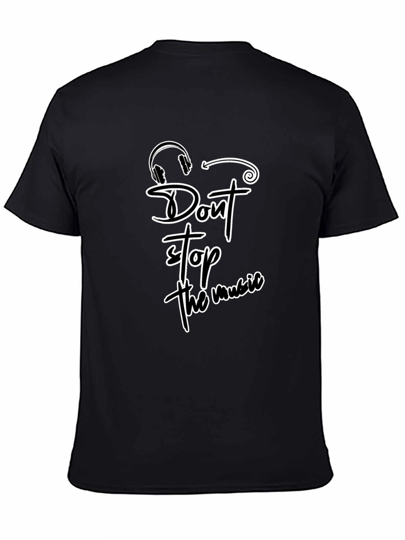 Dont Stop the Music T-Shirt - Casual Cotton Tee