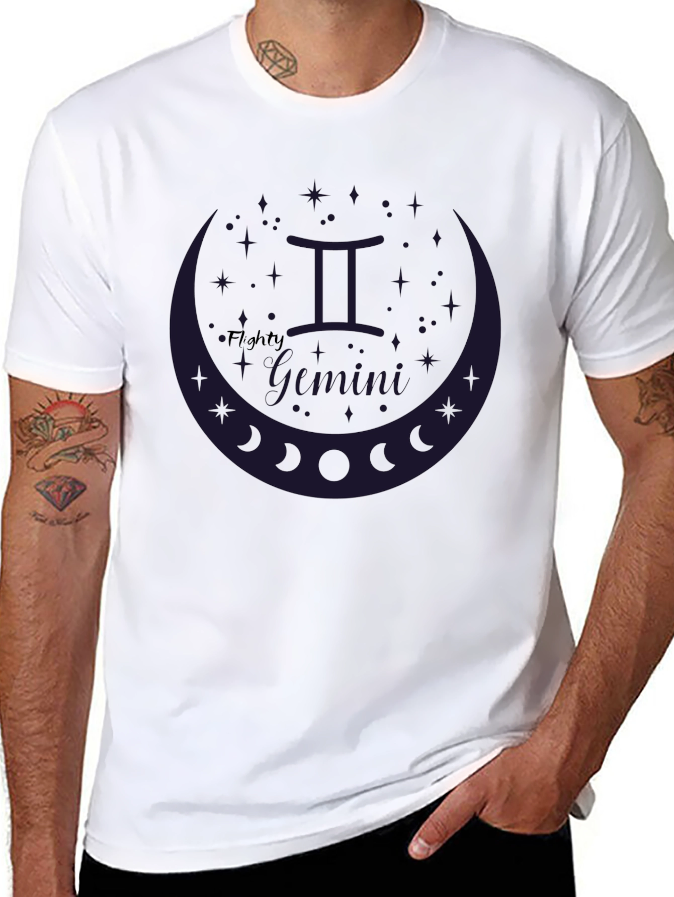 Gemini Zodiac T-Shirt - Flighty Gemini