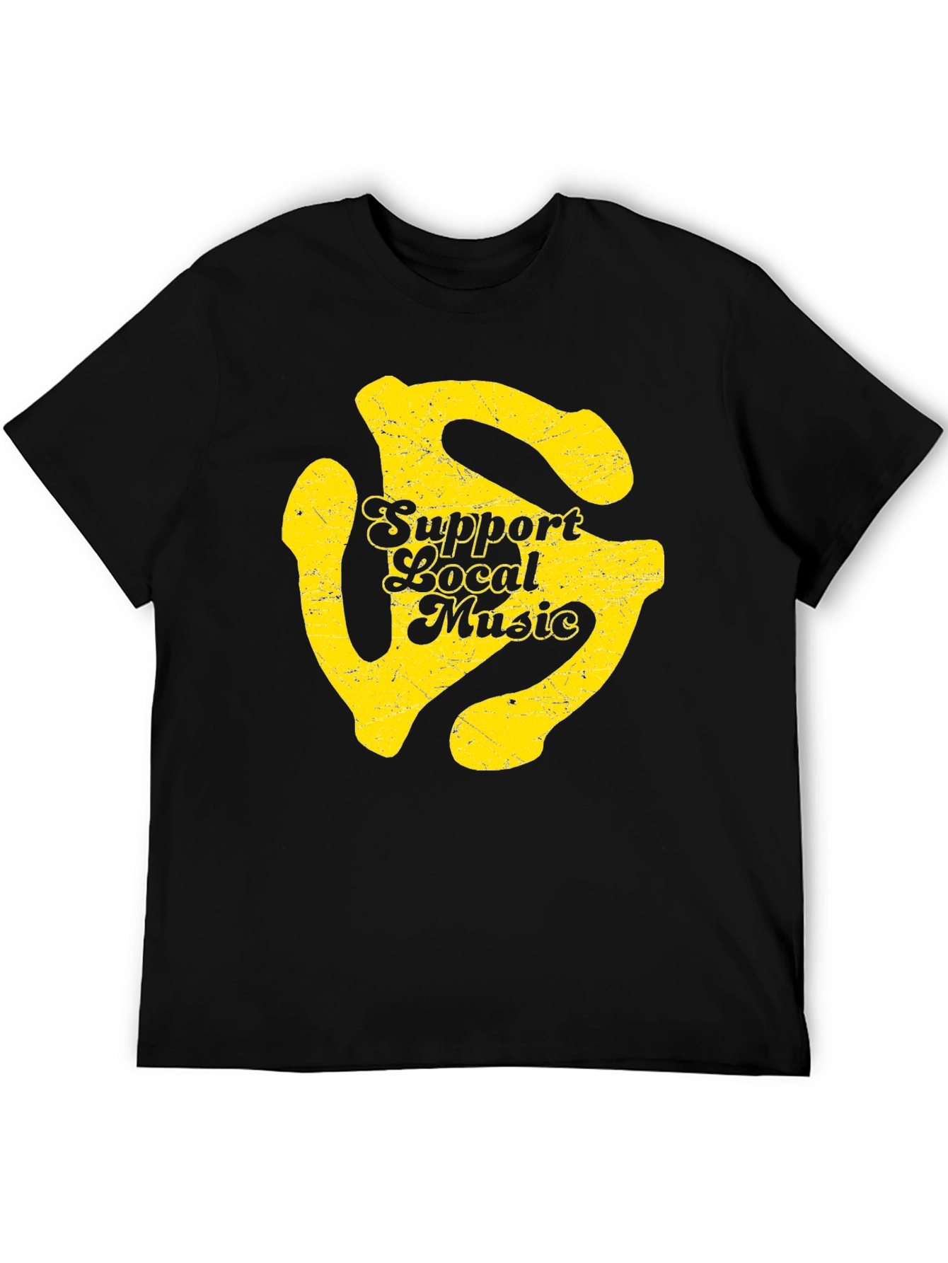 Support Local Music Black T-Shirt