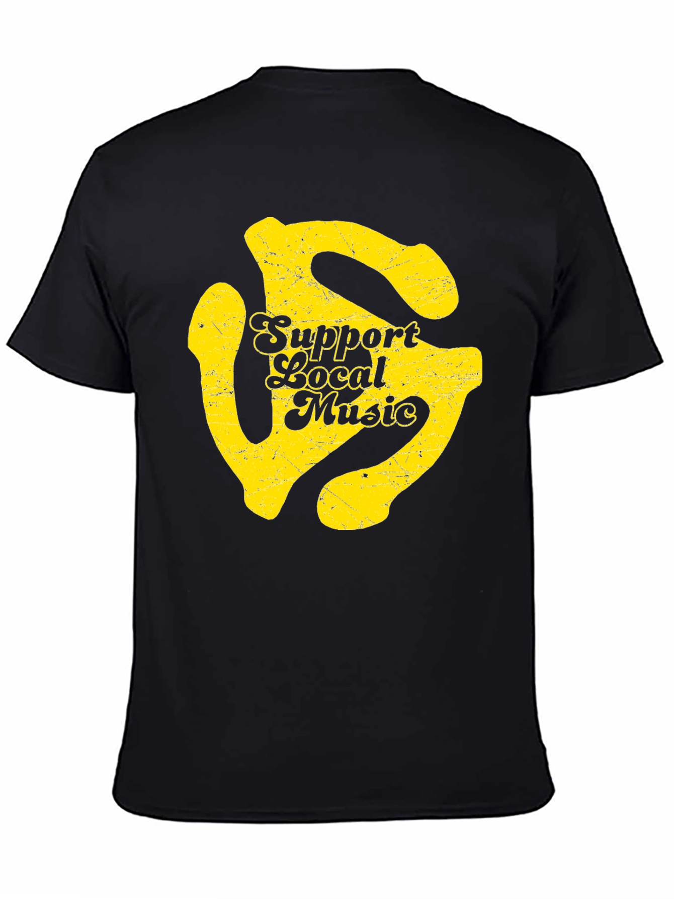 Support Local Music Black T-Shirt