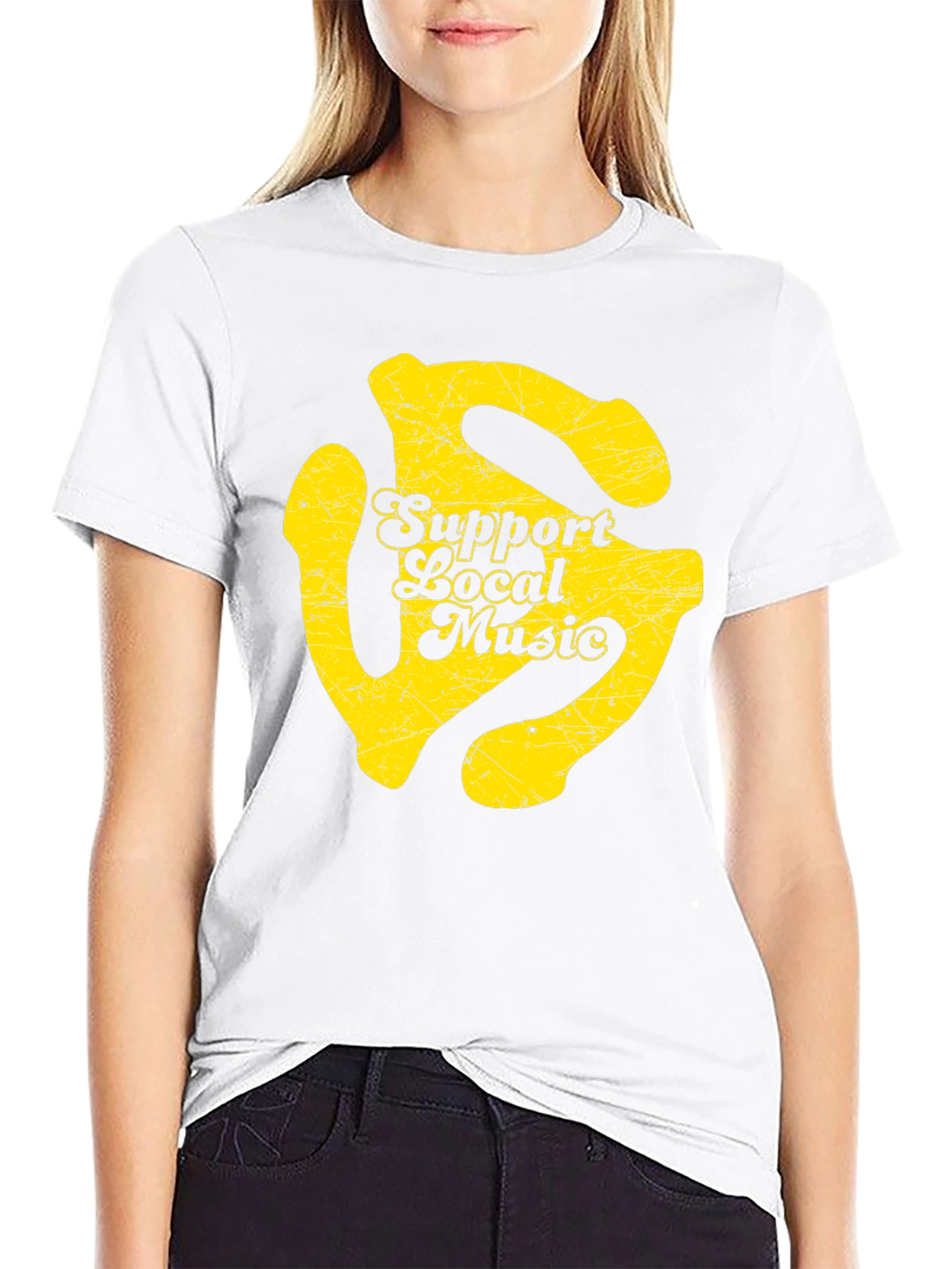 Support Local Music Black T-Shirt