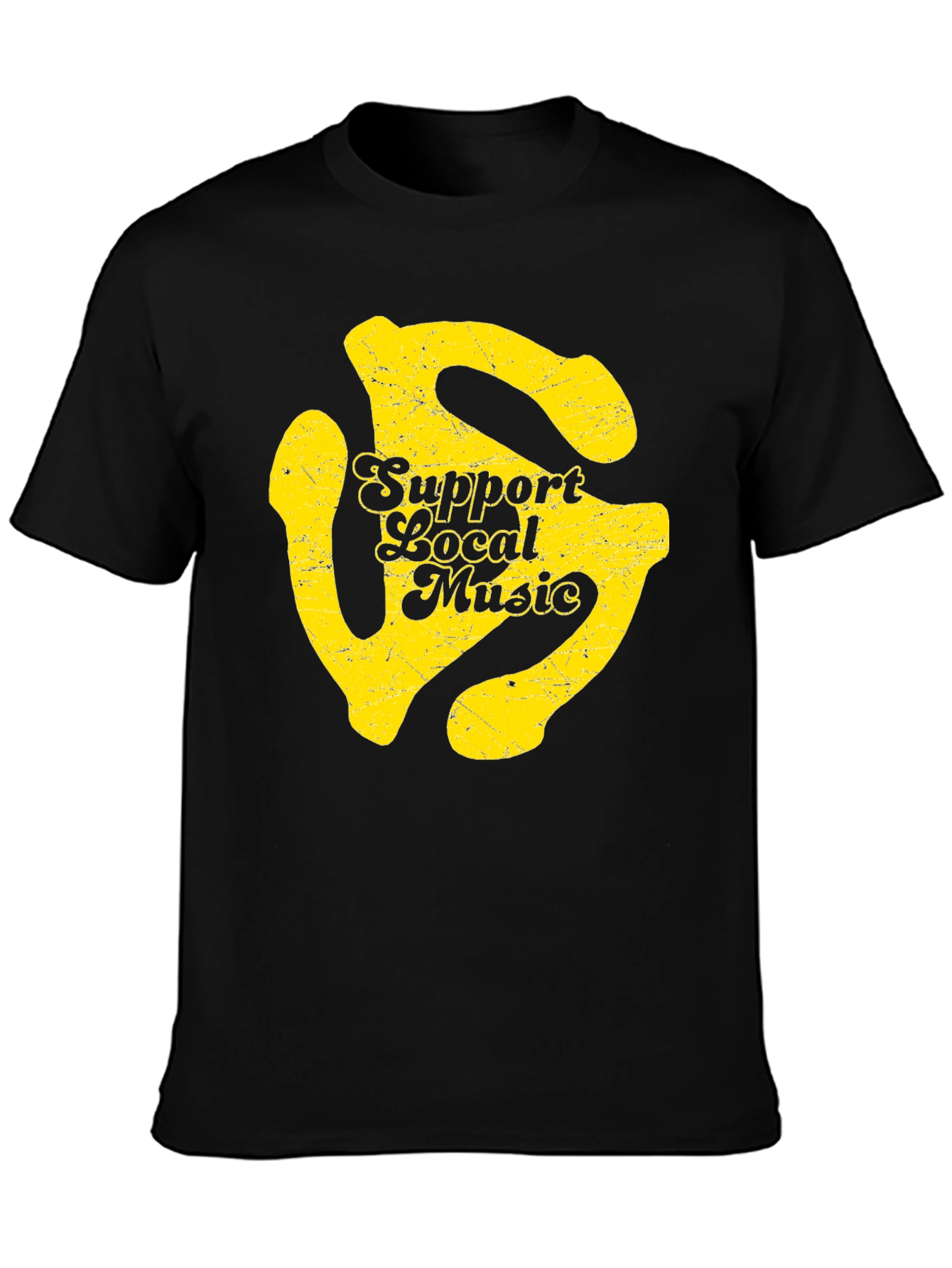 Support Local Music Black T-Shirt