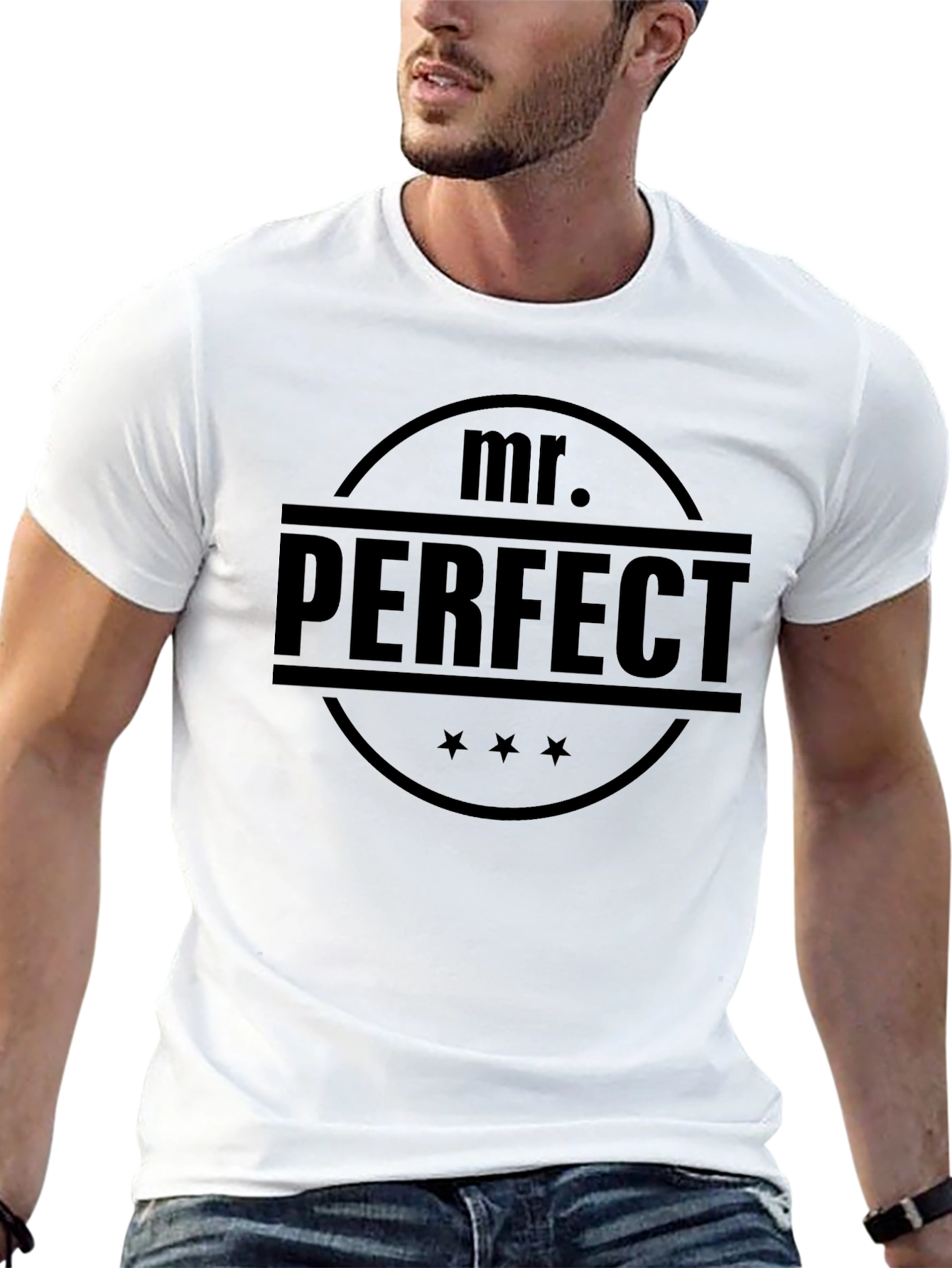 Mr. Perfect Graphic Tee - Black