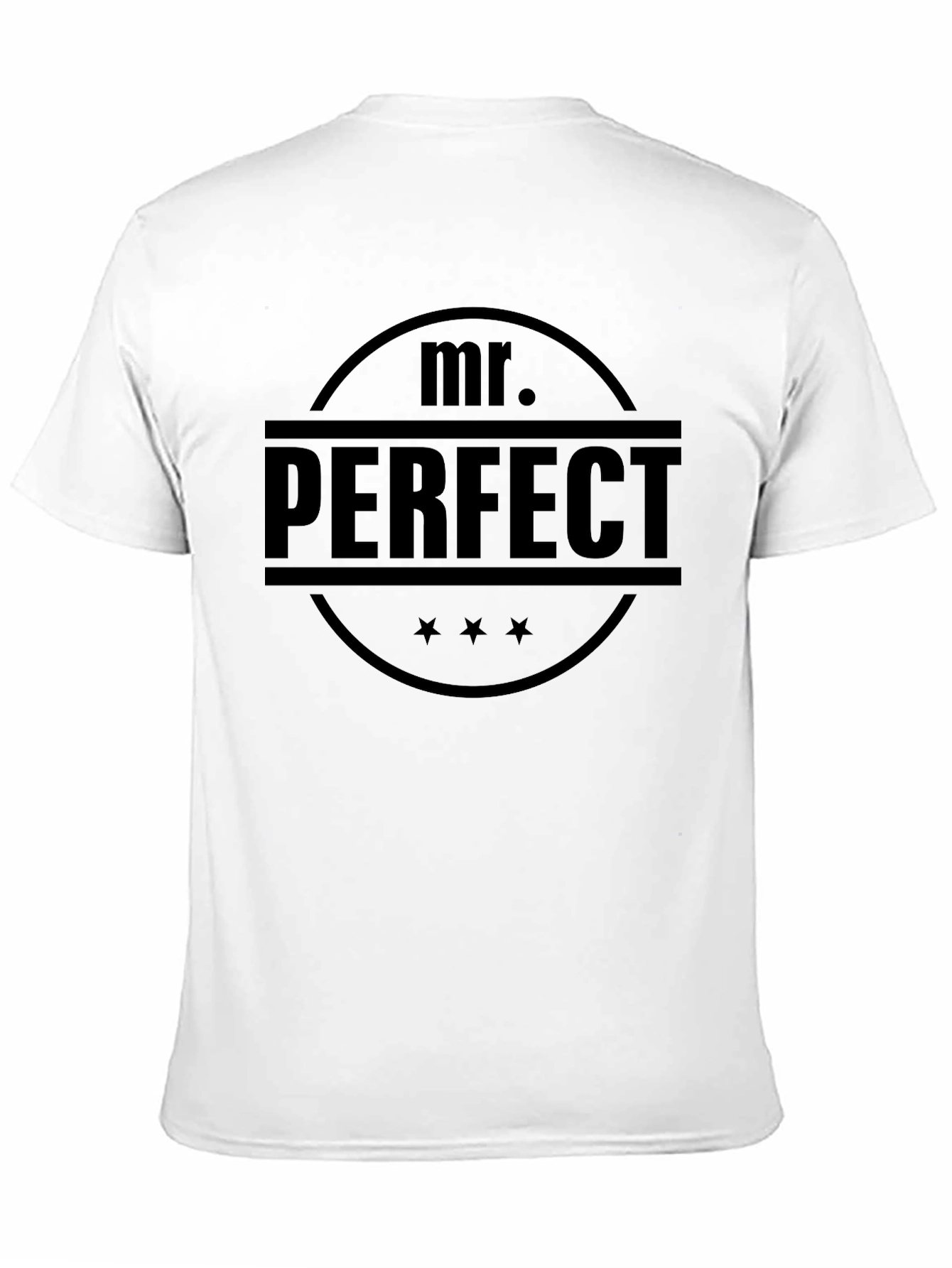 Mr. Perfect Graphic Tee - Black