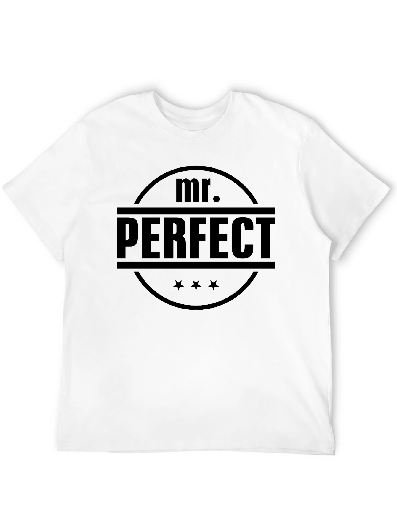 Mr. Perfect Graphic Tee - Black