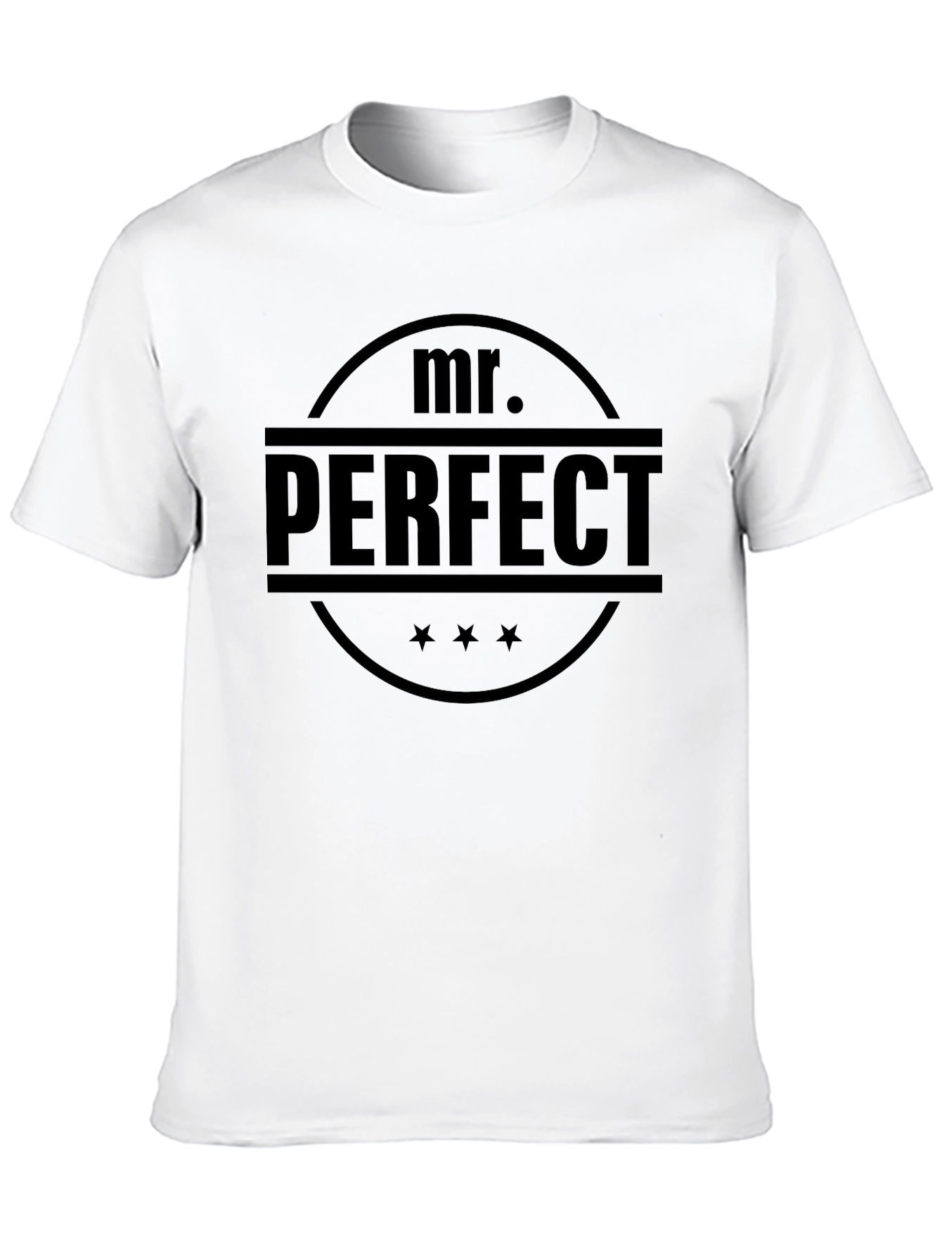 Mr. Perfect Graphic Tee - Black