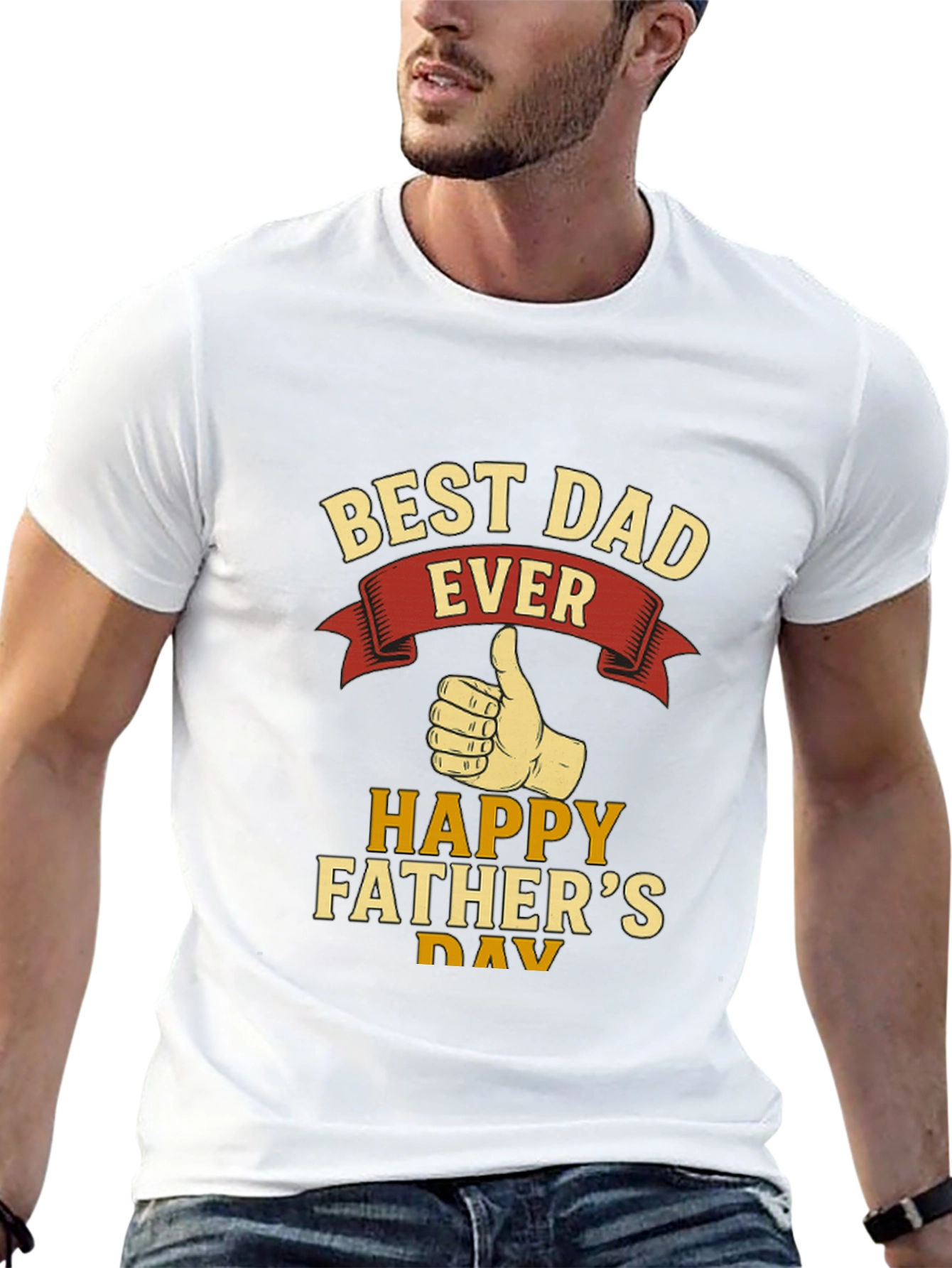 Best Dad Ever T-Shirt - Happy Fathers Day Gift
