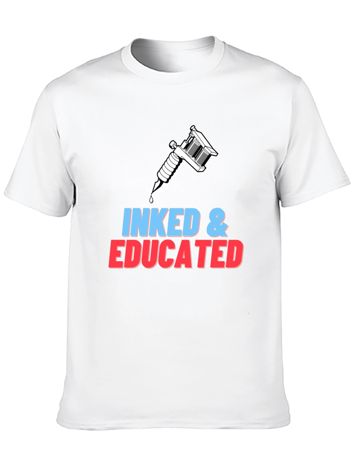 Inked & Educated Black T-Shirt - Tattoo Artist Apparel