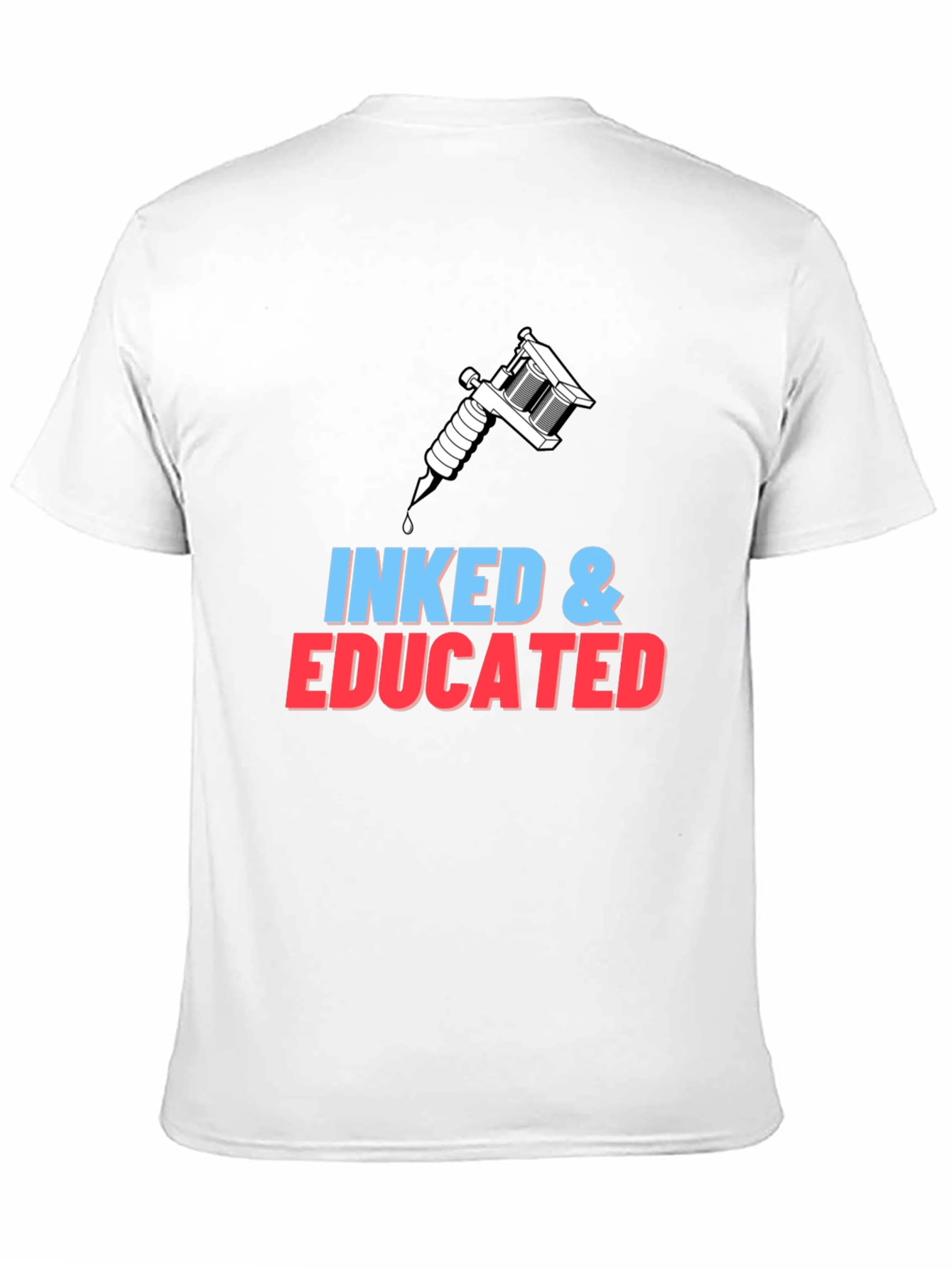 Inked & Educated Black T-Shirt - Tattoo Artist Apparel