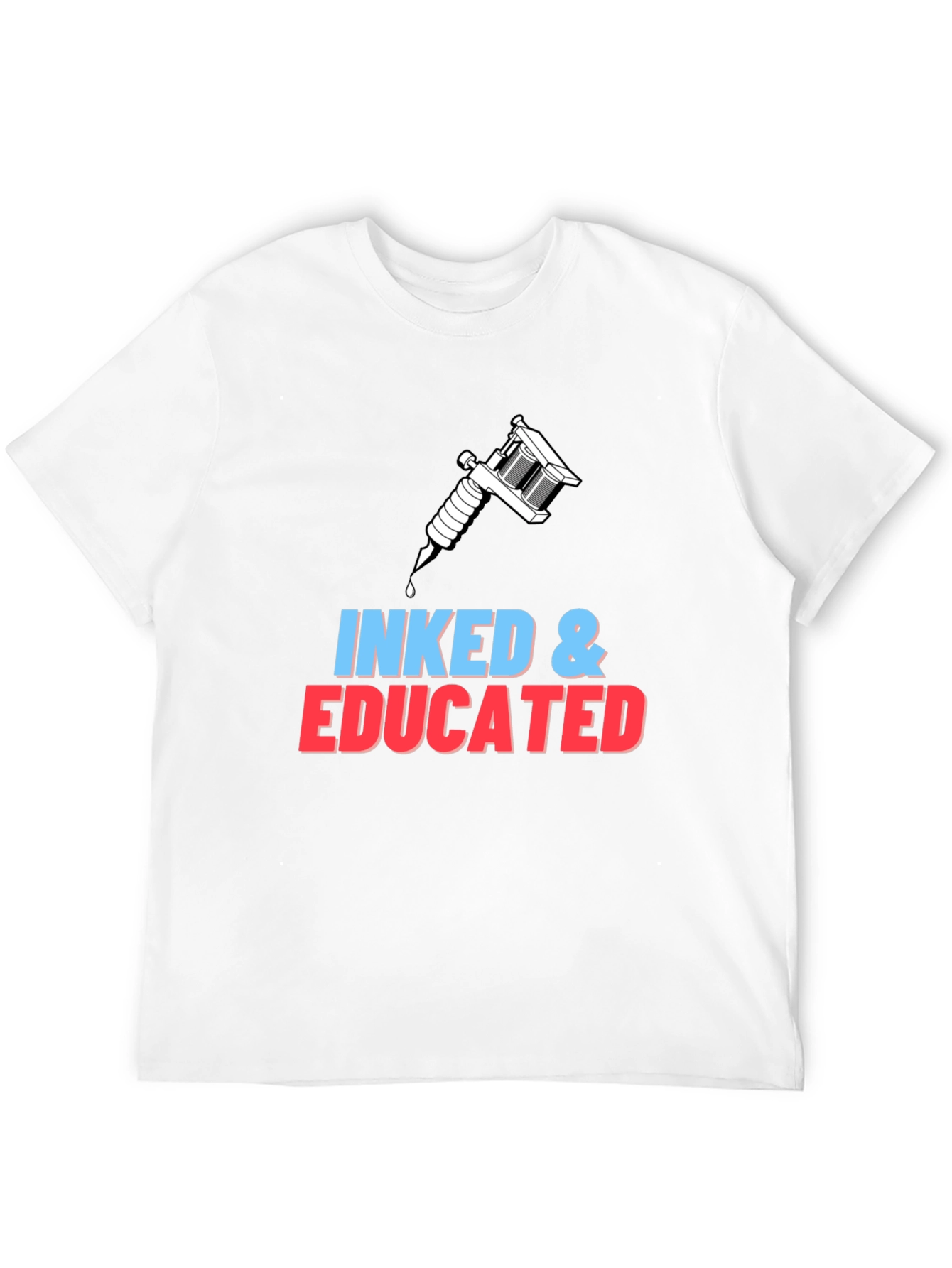 Inked & Educated Black T-Shirt - Tattoo Artist Apparel
