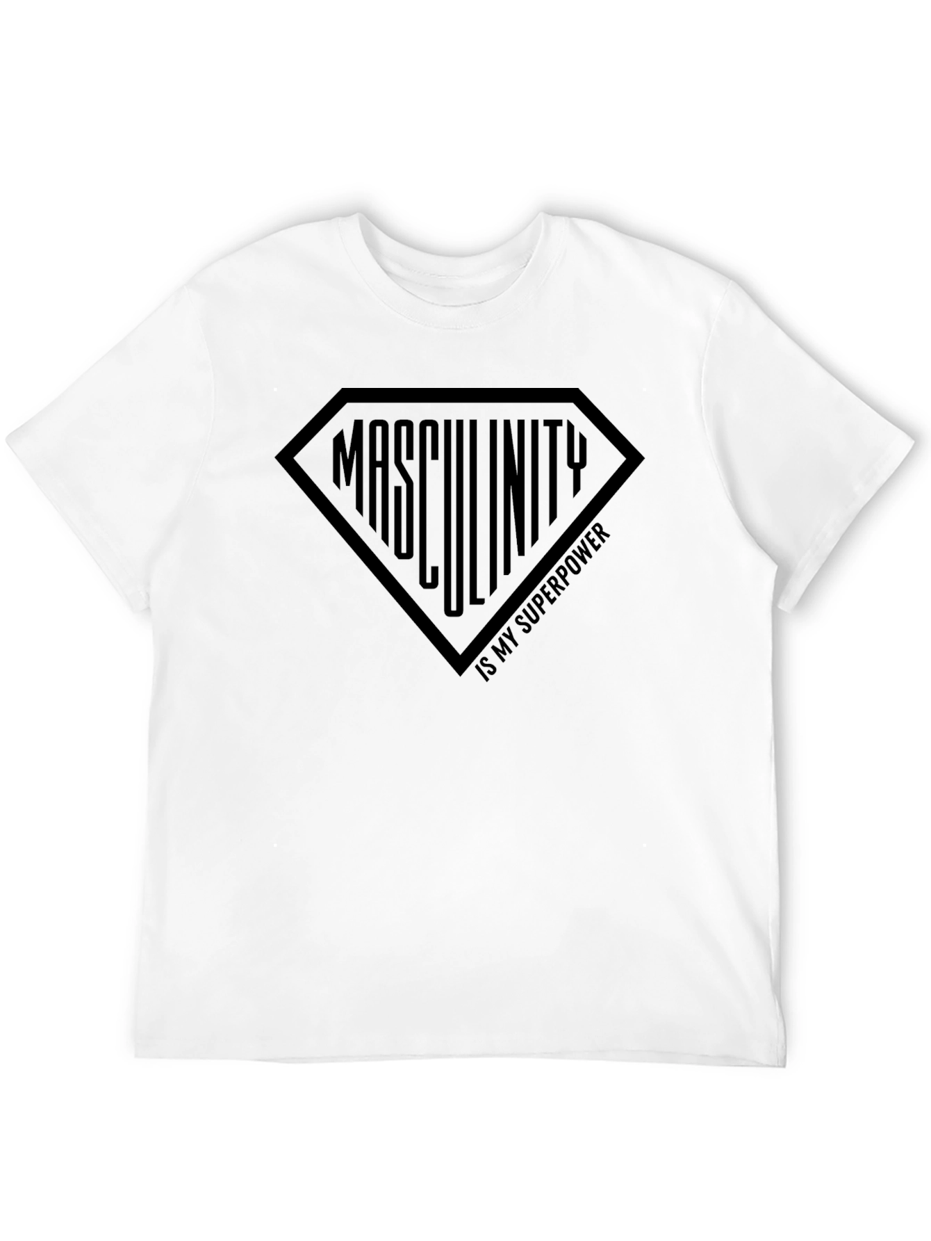 Masculinity is My Superpower Black T-Shirt