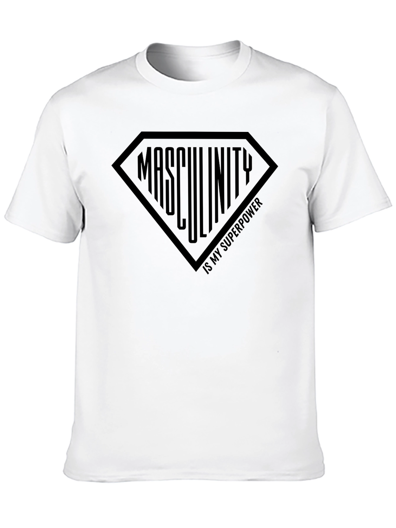 Masculinity is My Superpower Black T-Shirt