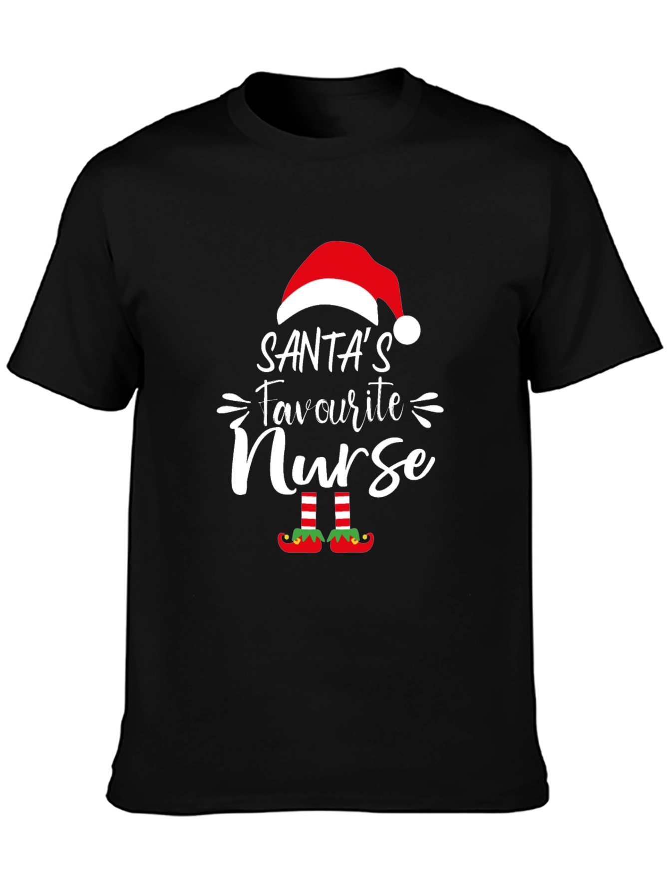 Santas Favourite Nurse T-Shirt