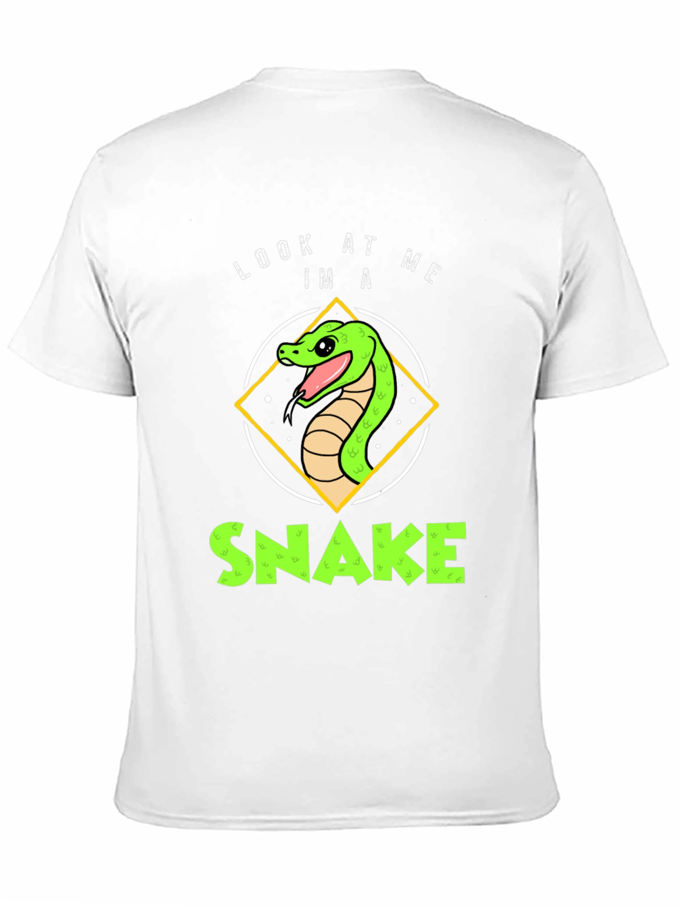 Look At Me Im A Snake Black T-Shirt