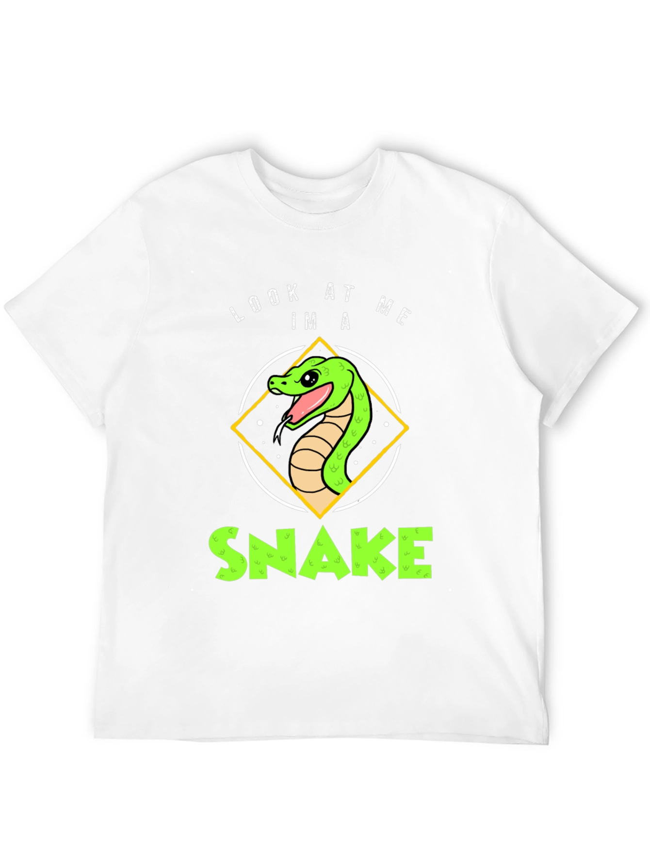 Look At Me Im A Snake Black T-Shirt