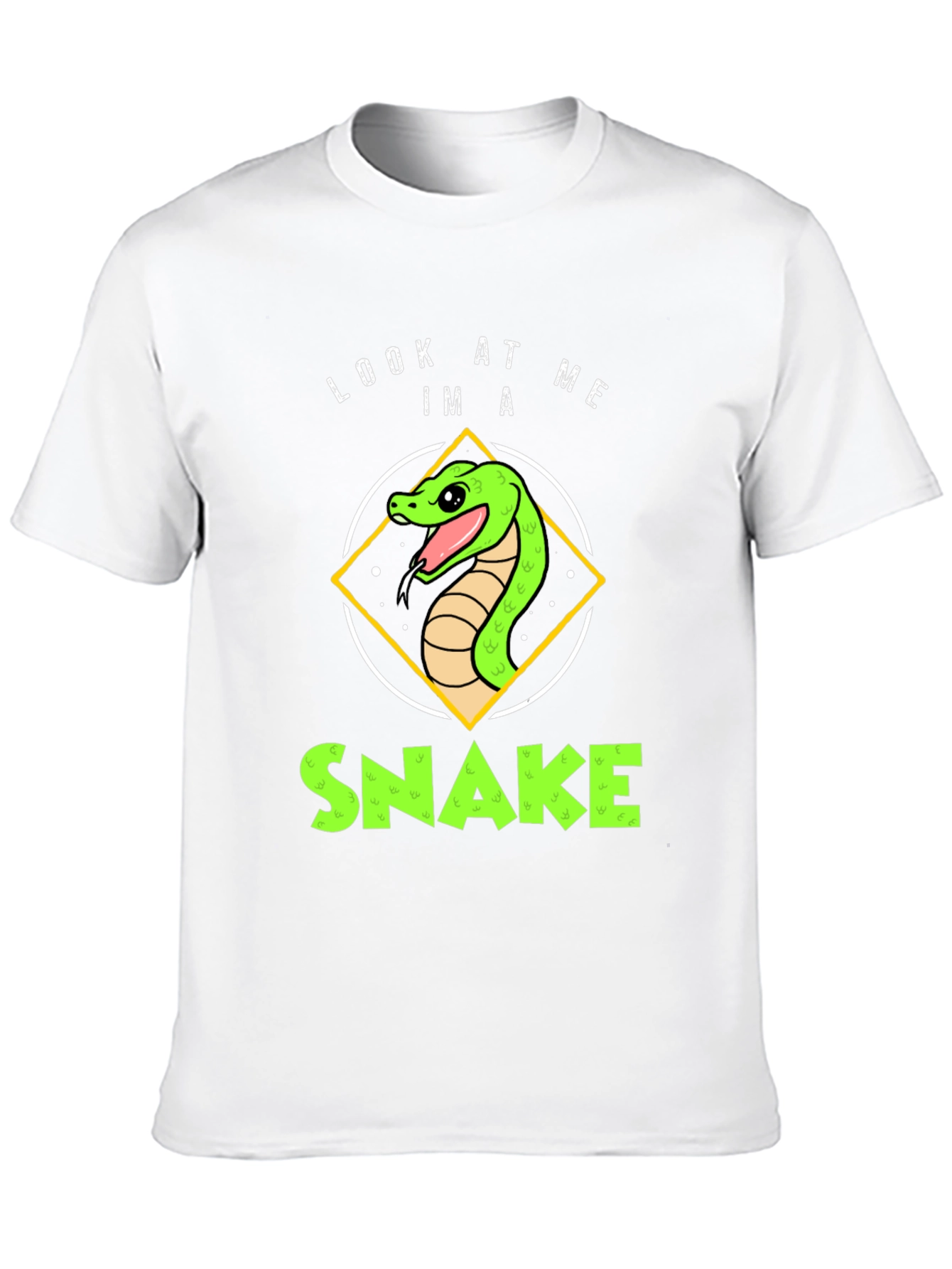 Look At Me Im A Snake Black T-Shirt