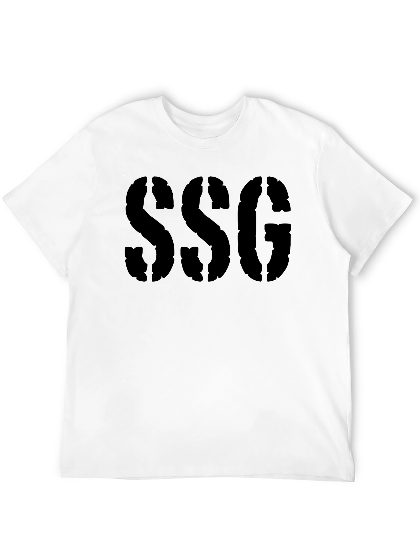 SSG Graphic Print Black T-Shirt