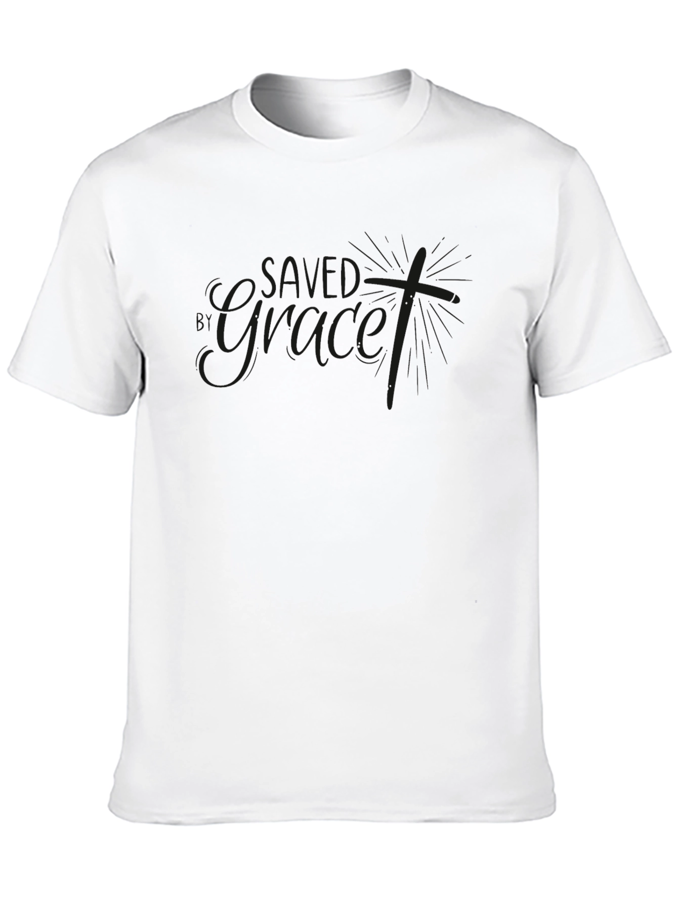 Mens Black Graphic T-Shirt - Casual Style