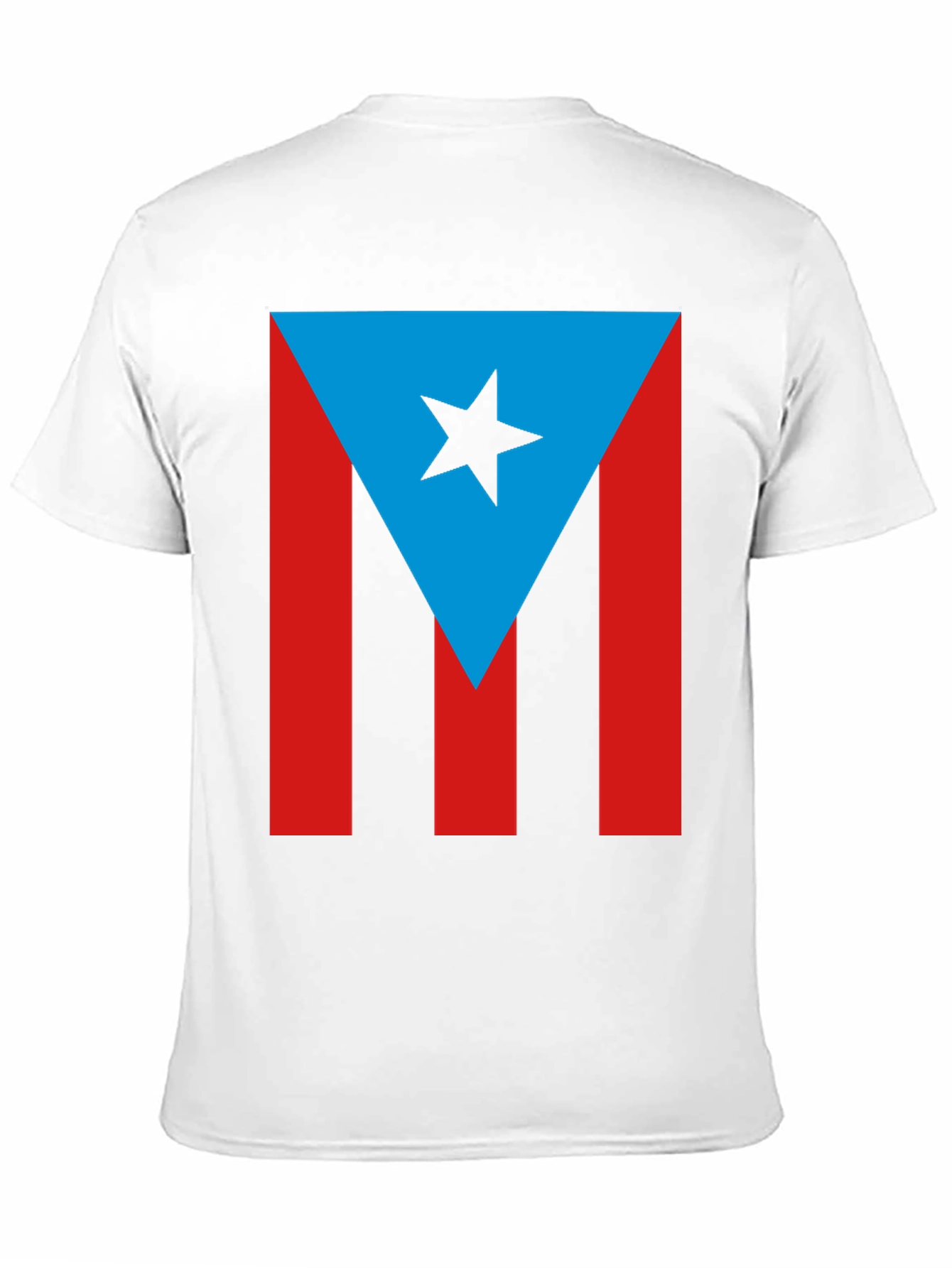 Puerto Rico Flag T-Shirt - Mens Black Tee