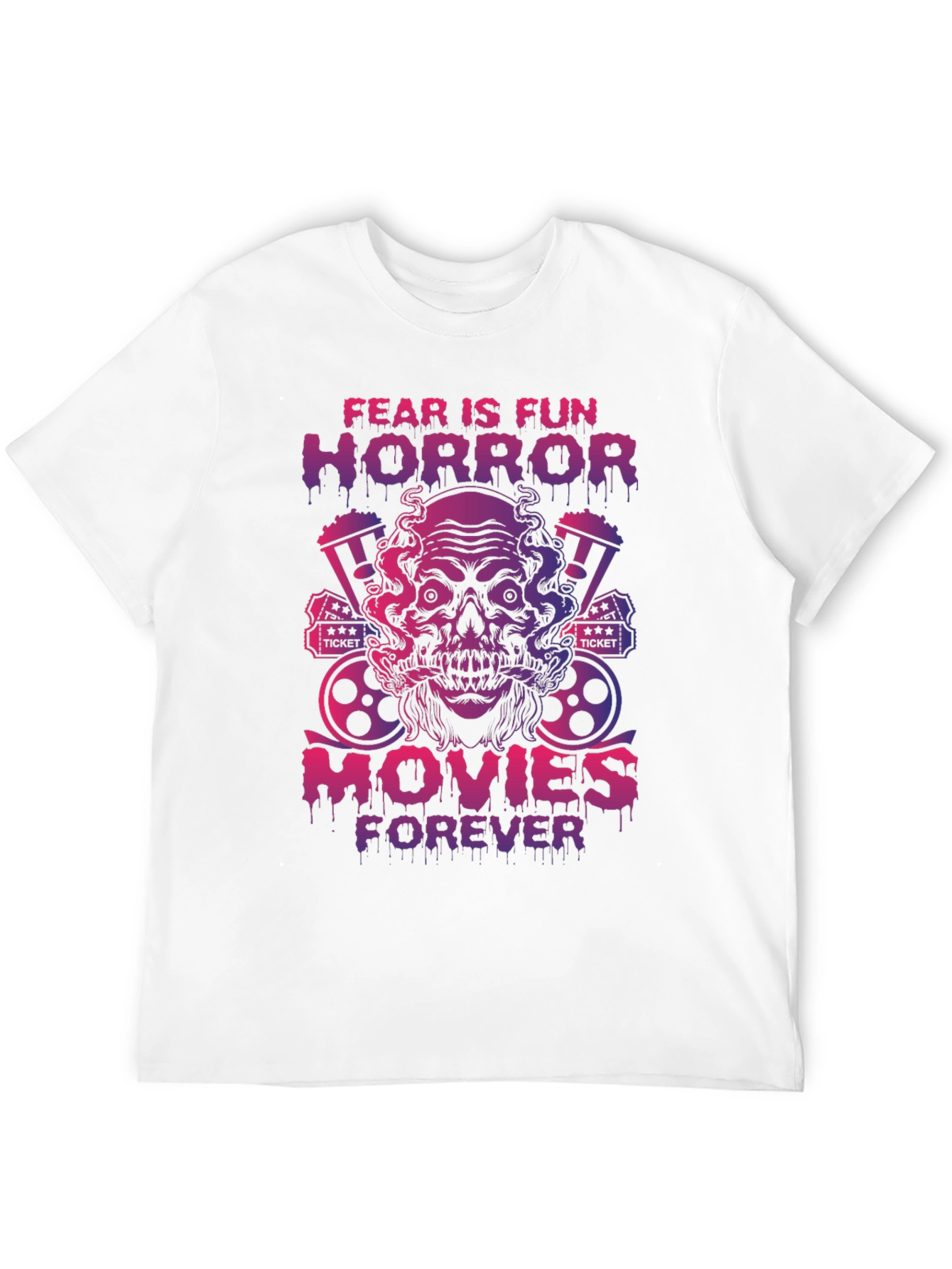 Fear is Fun Horror Movies T-Shirt