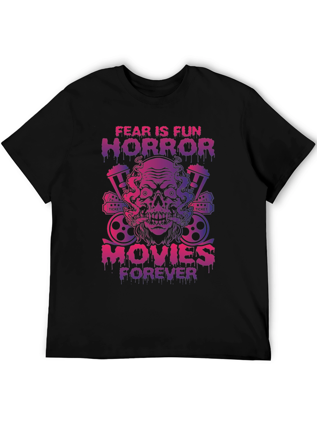 Fear is Fun Horror Movies T-Shirt