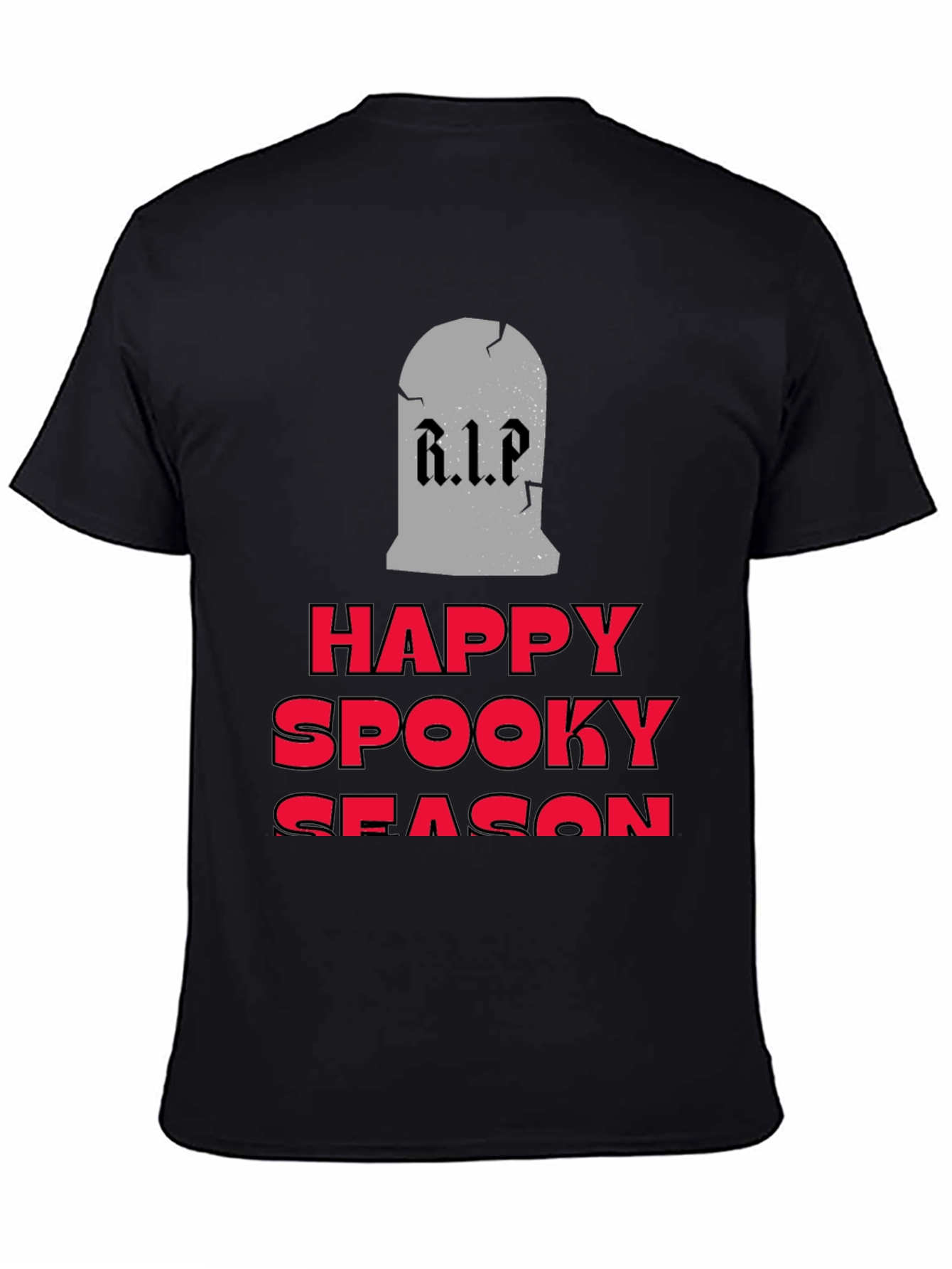 Happy Spooky Season Tombstone Graphic Tee