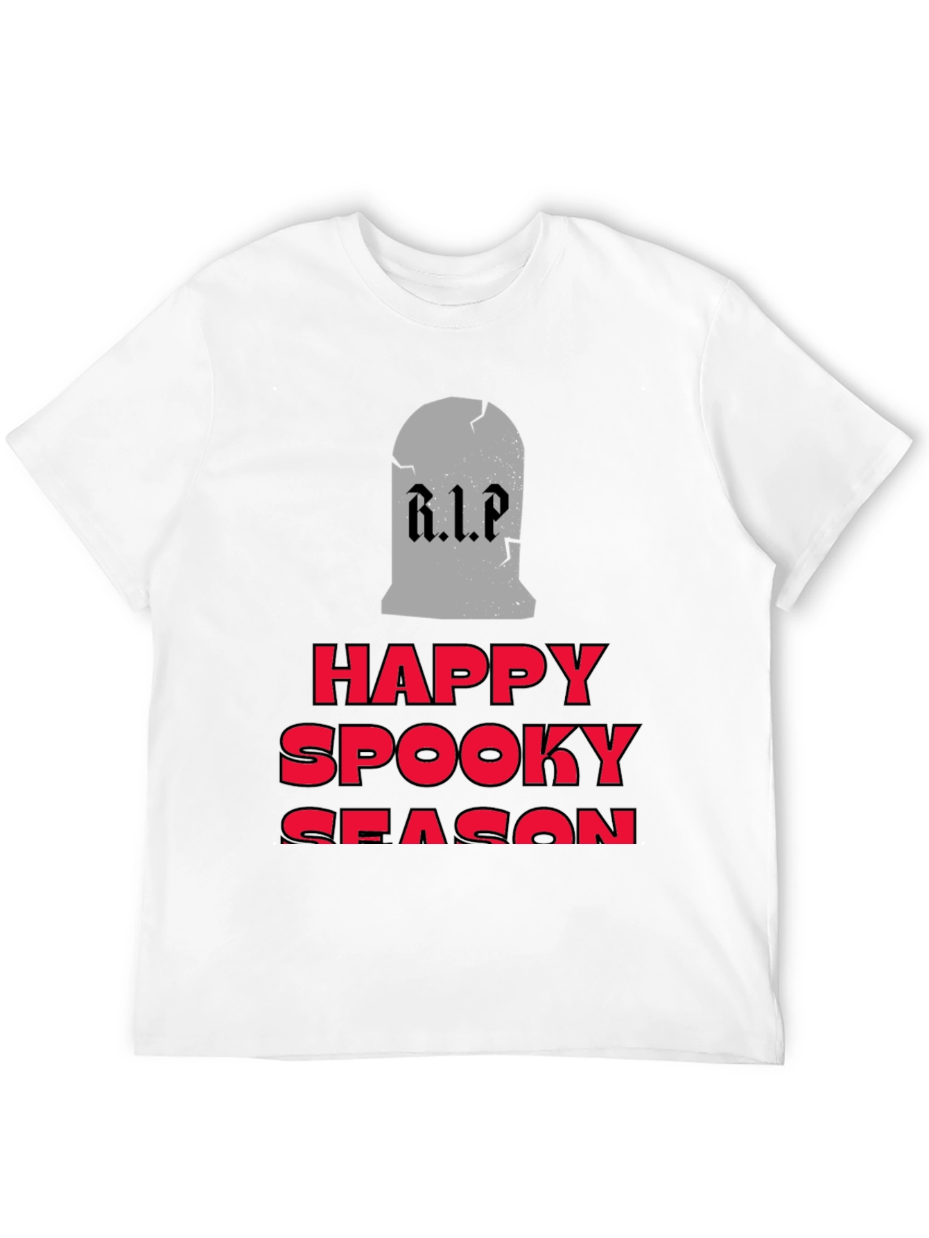 Happy Spooky Season Tombstone Graphic Tee