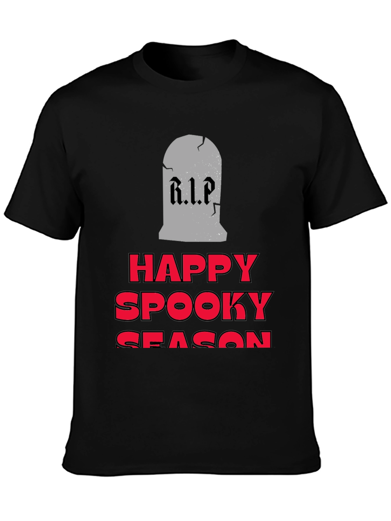 Happy Spooky Season Tombstone Graphic Tee