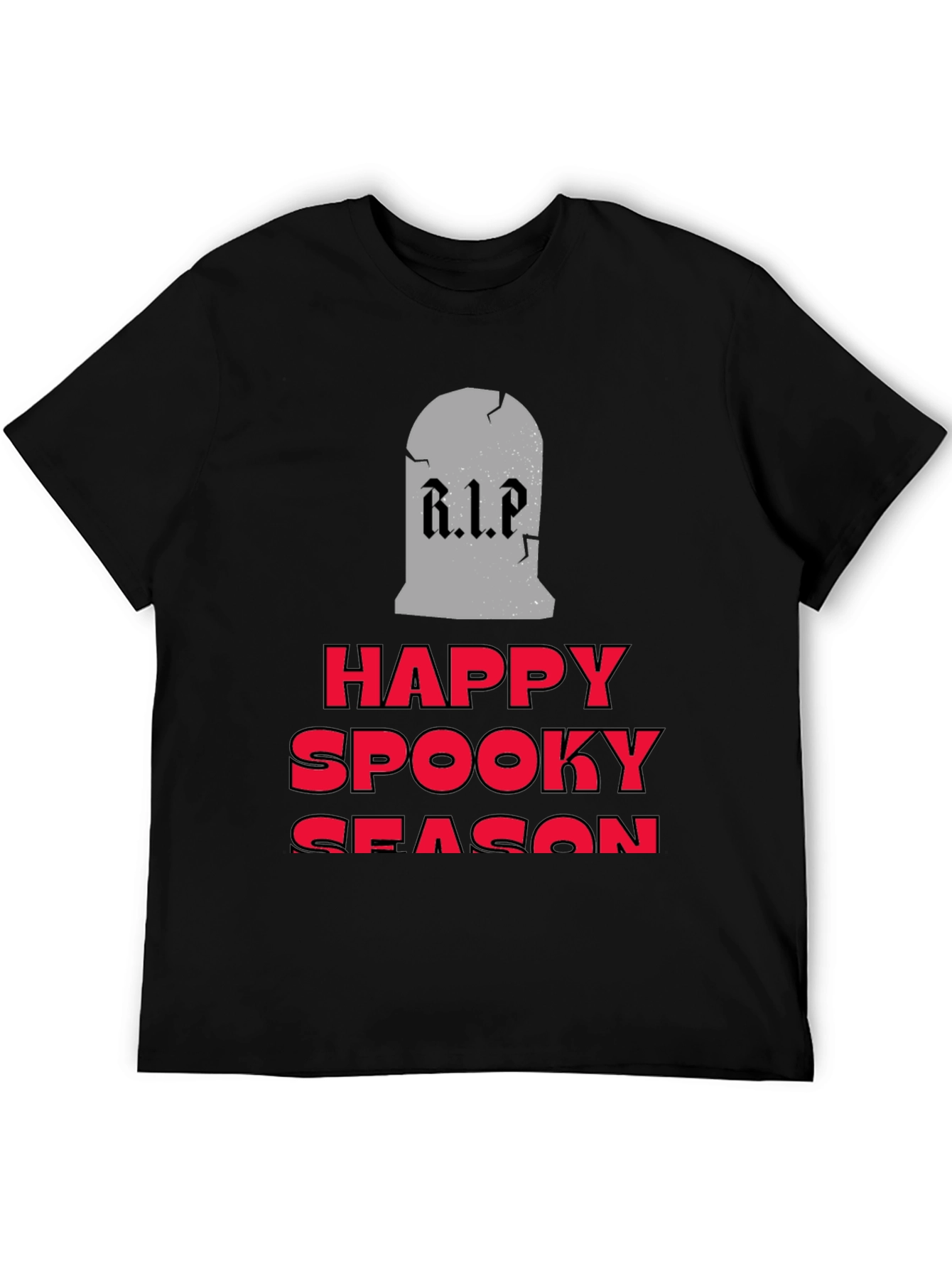Happy Spooky Season Tombstone Graphic Tee