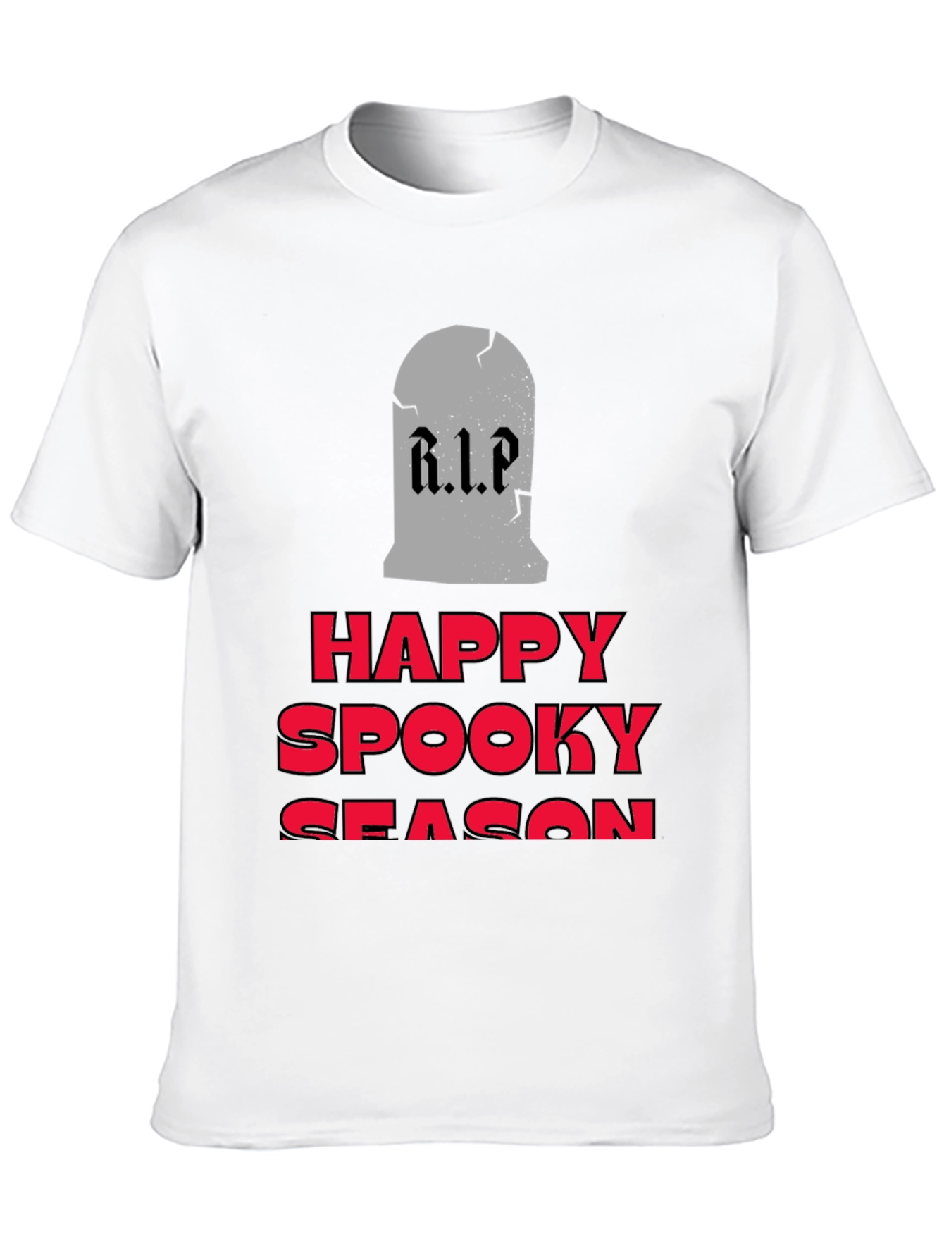 Happy Spooky Season Tombstone Graphic Tee