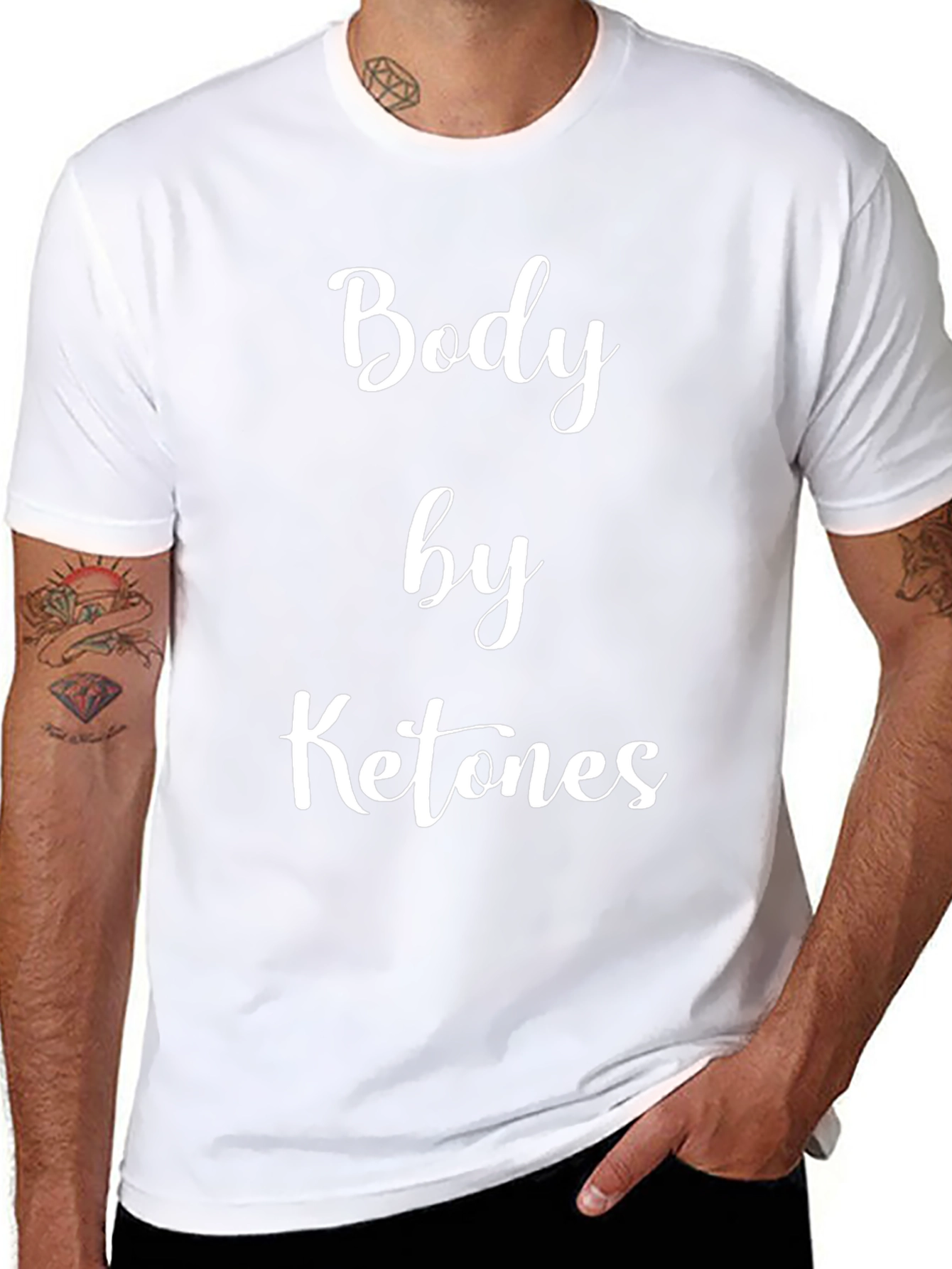 Body by Ketones T-Shirt Black
