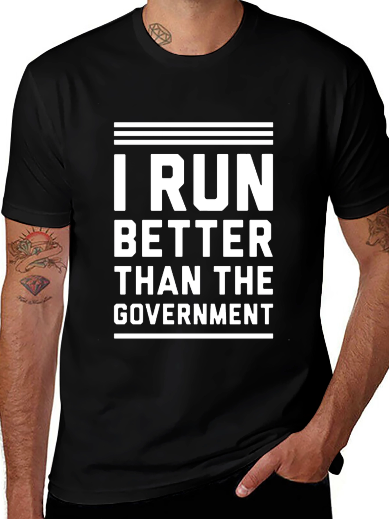 I Run Better Than The Government T-Shirt