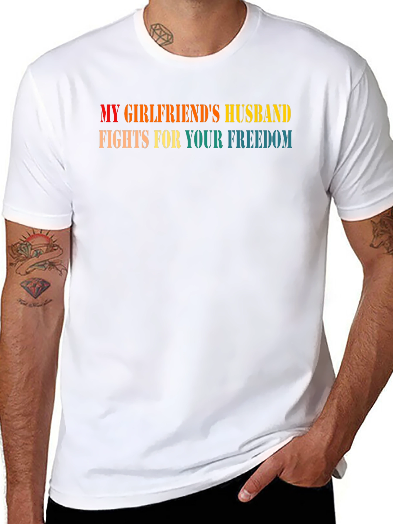 My Girlfriends Husband T-Shirt - Funny Novelty Tee