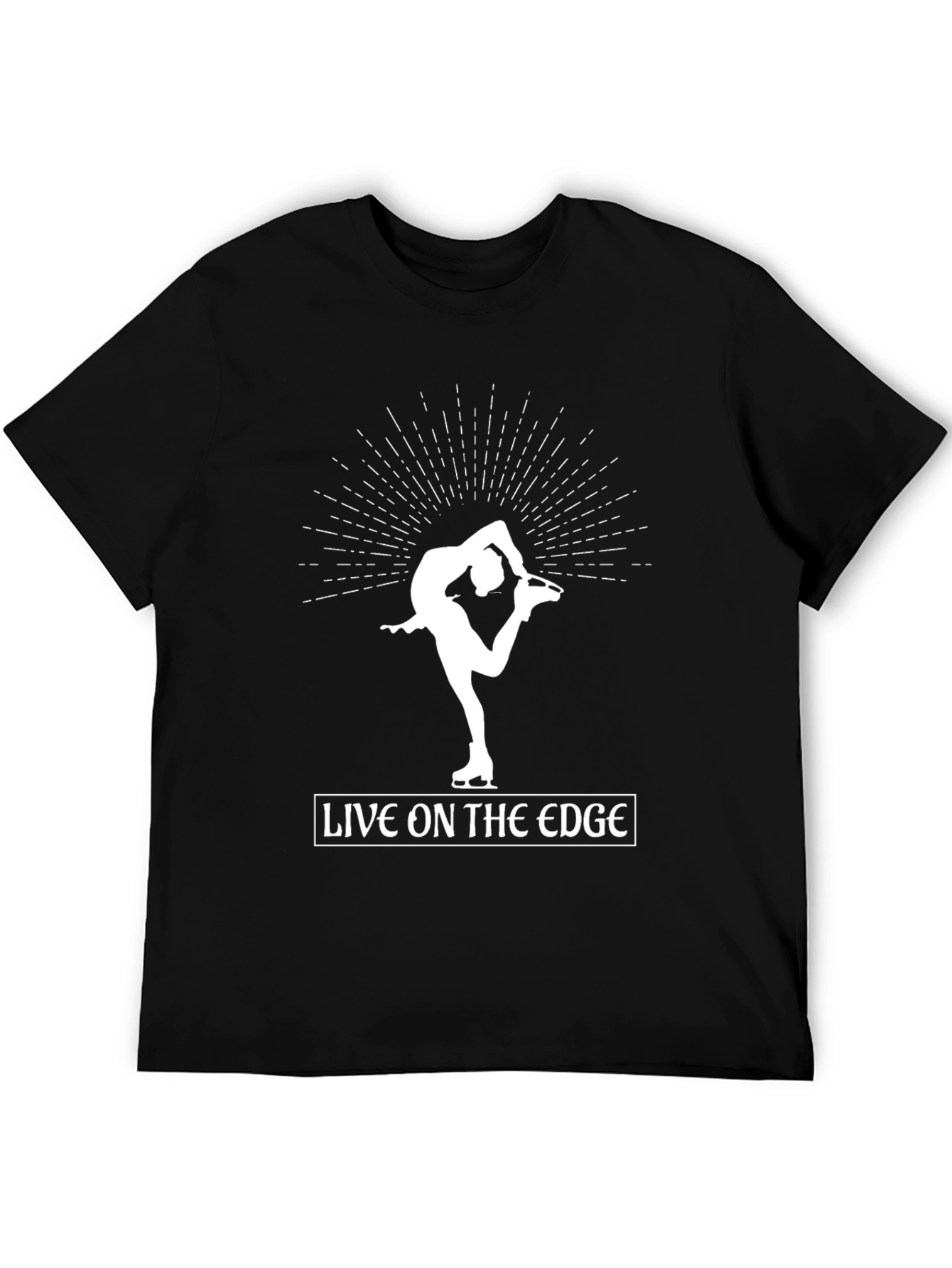 Live on the Edge Figure Skating T-Shirt
