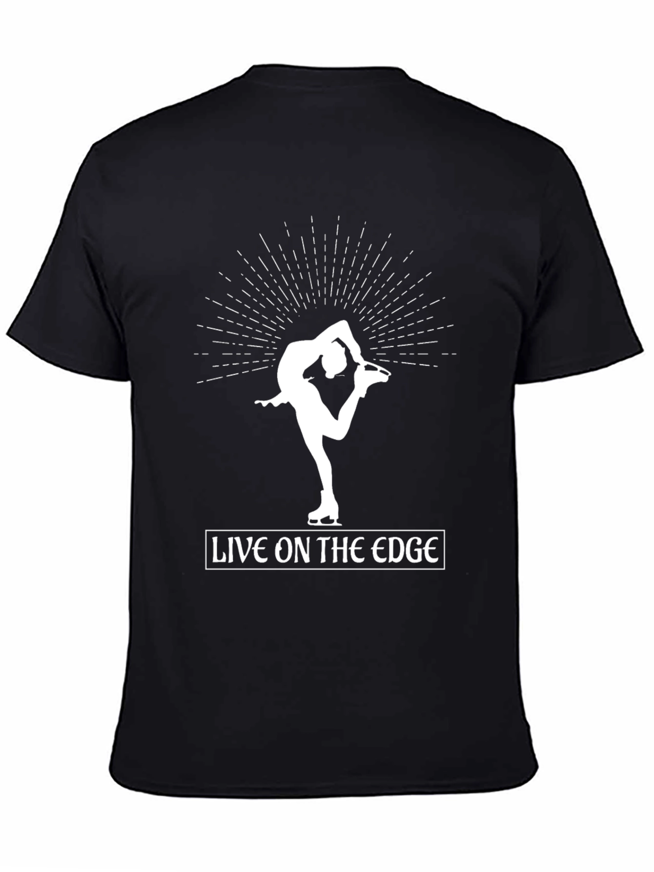 Live on the Edge Figure Skating T-Shirt
