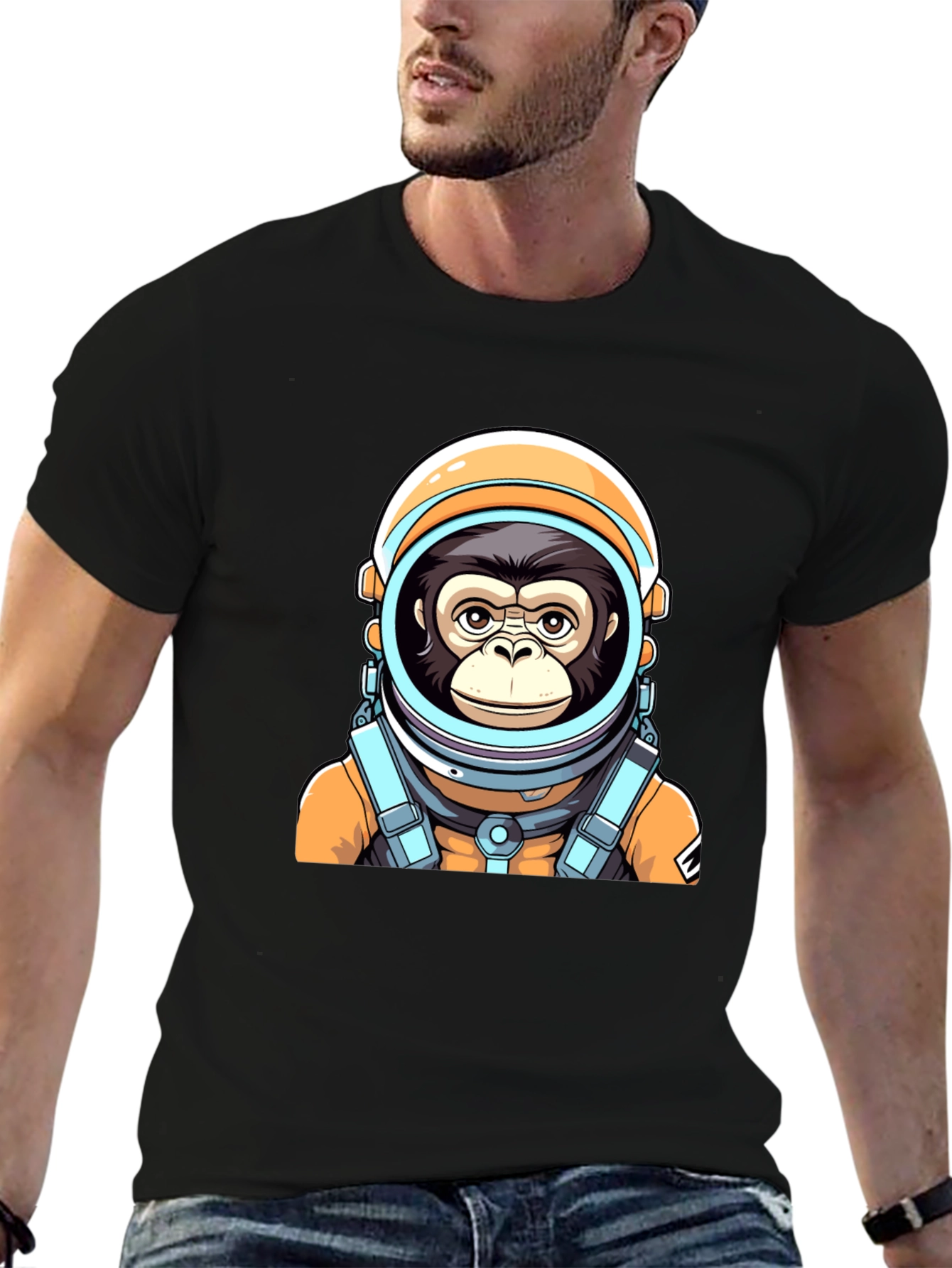 Ape Astronaut Graphic T-Shirt