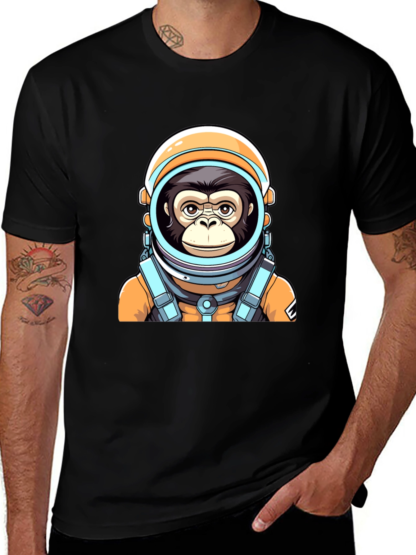 Ape Astronaut Graphic T-Shirt