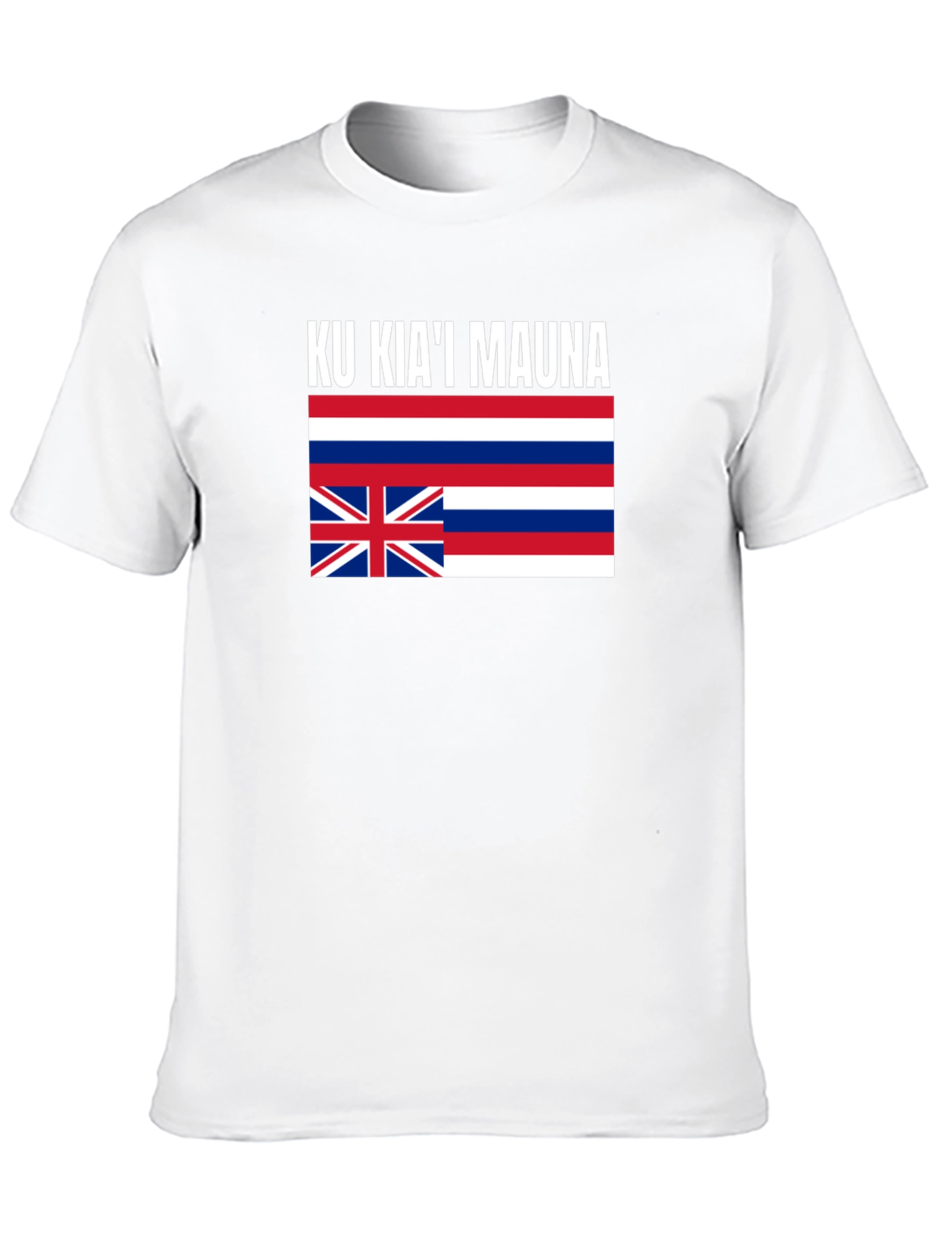 Ku Kiai Mauna Hawaiian Flag T-Shirt