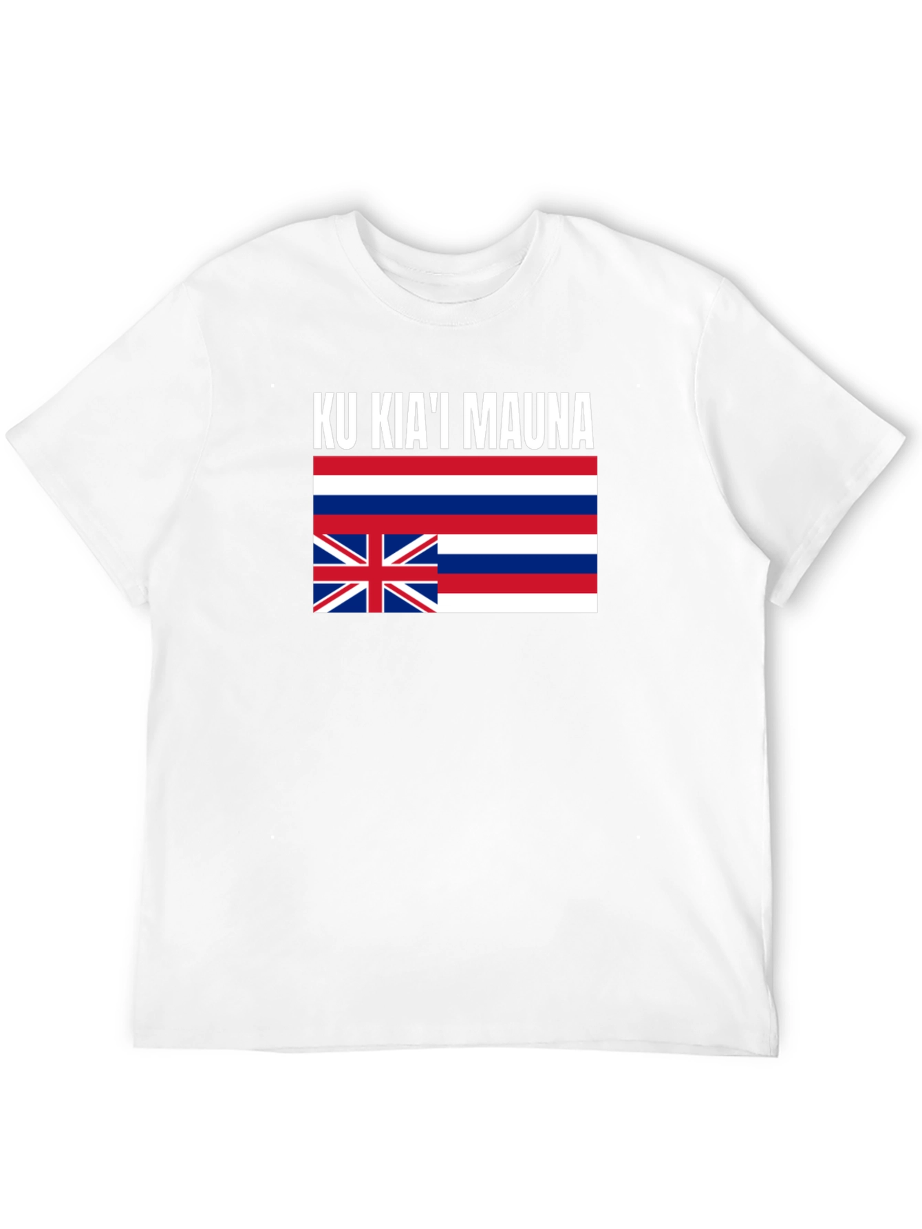 Ku Kiai Mauna Hawaiian Flag T-Shirt